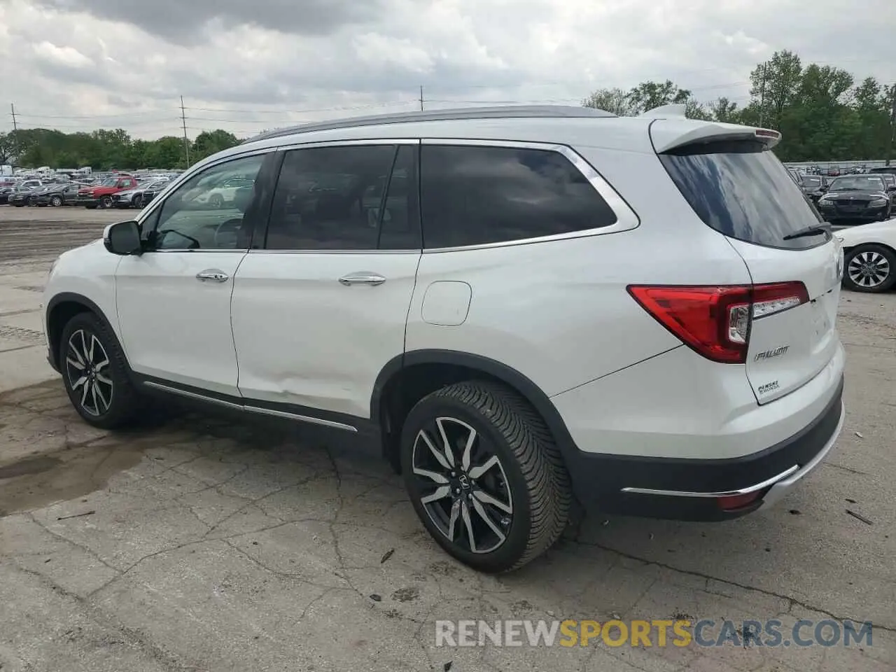 2 Photograph of a damaged car 5FNYF6H96MB002592 HONDA PILOT 2021