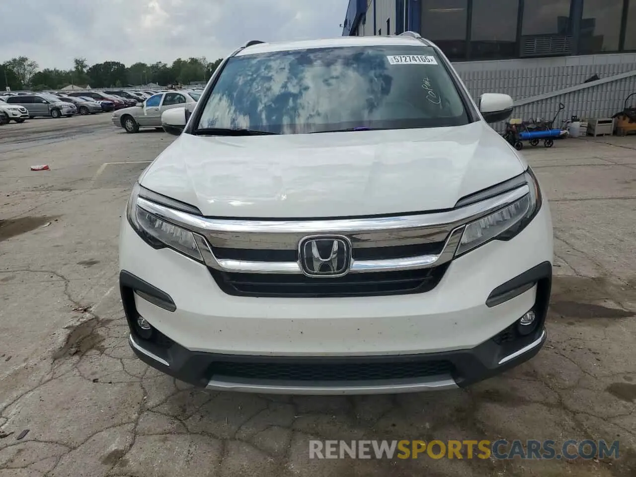5 Photograph of a damaged car 5FNYF6H96MB002592 HONDA PILOT 2021