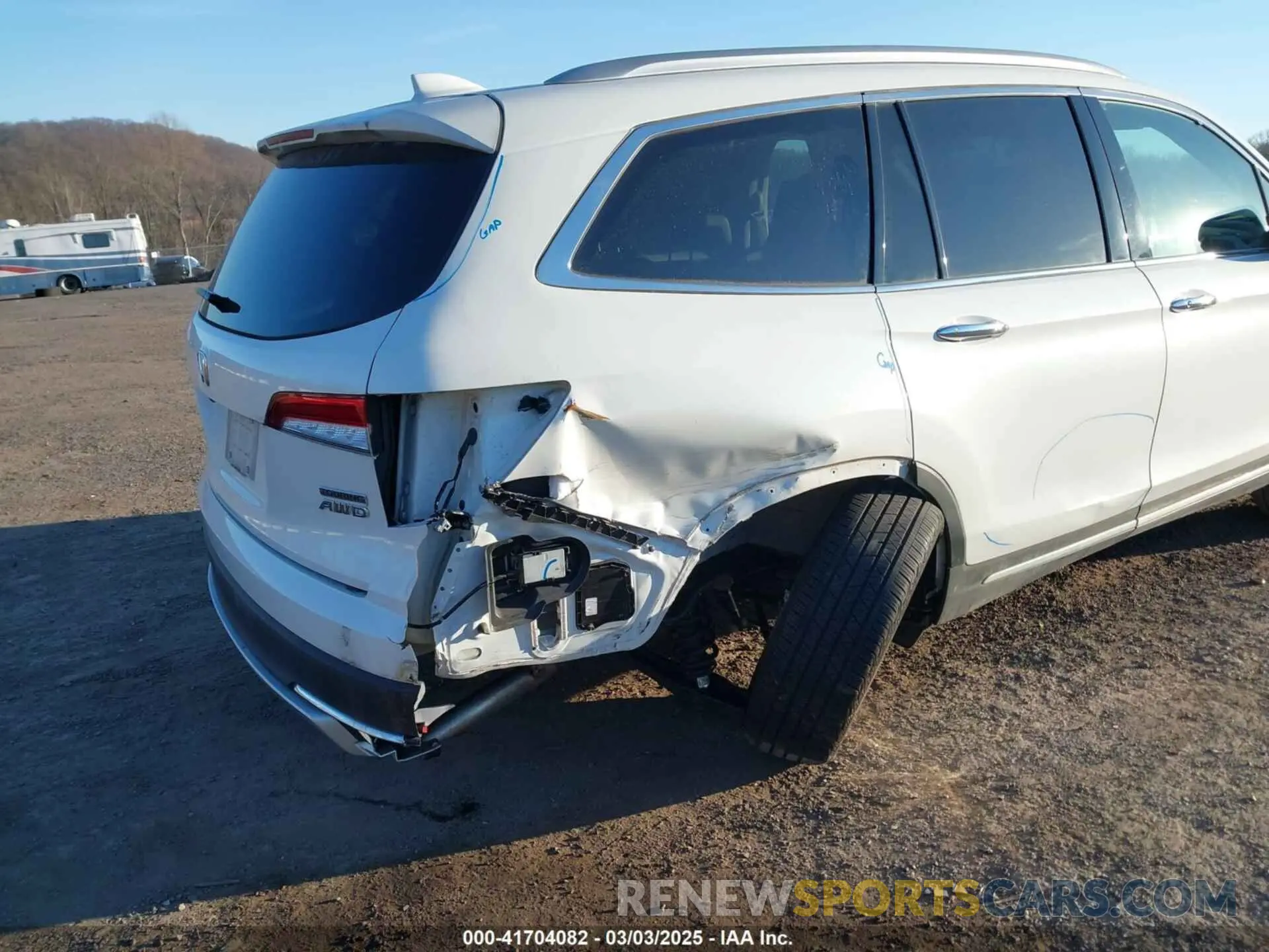 6 Photograph of a damaged car 5FNYF6H96MB038539 HONDA PILOT 2021