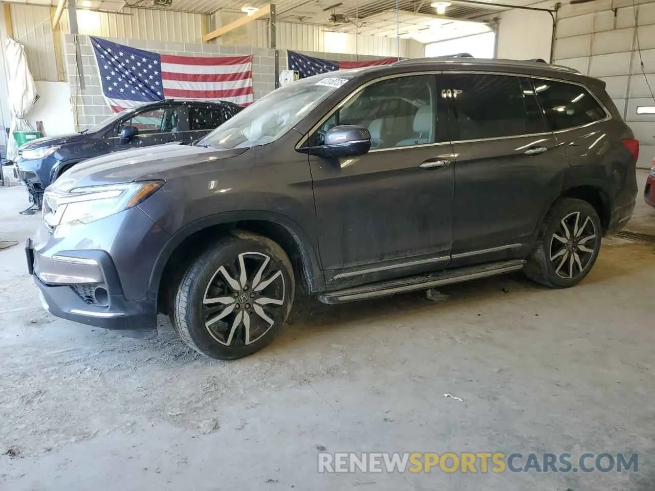 1 Photograph of a damaged car 5FNYF6H97MB023709 HONDA PILOT 2021