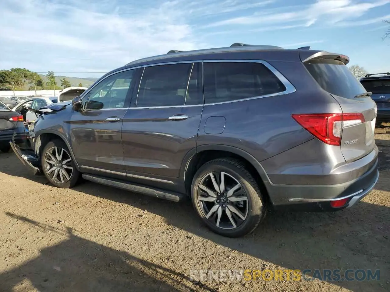 2 Photograph of a damaged car 5FNYF6H98MB070943 HONDA PILOT 2021
