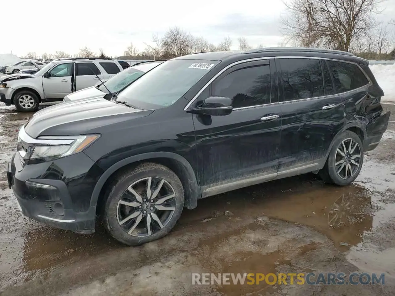 1 Photograph of a damaged car 5FNYF6H98MB500048 HONDA PILOT 2021
