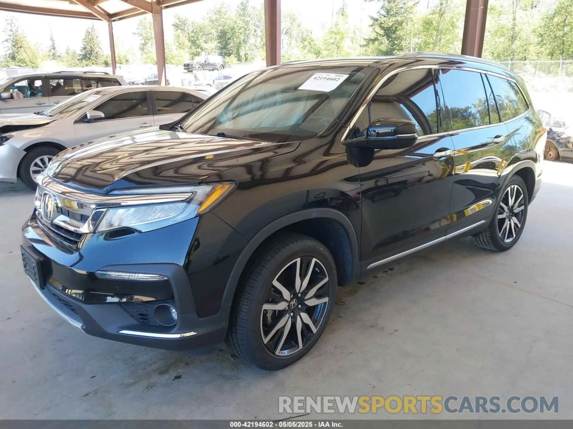 2 Photograph of a damaged car 5FNYF6H99MB049728 HONDA PILOT 2021