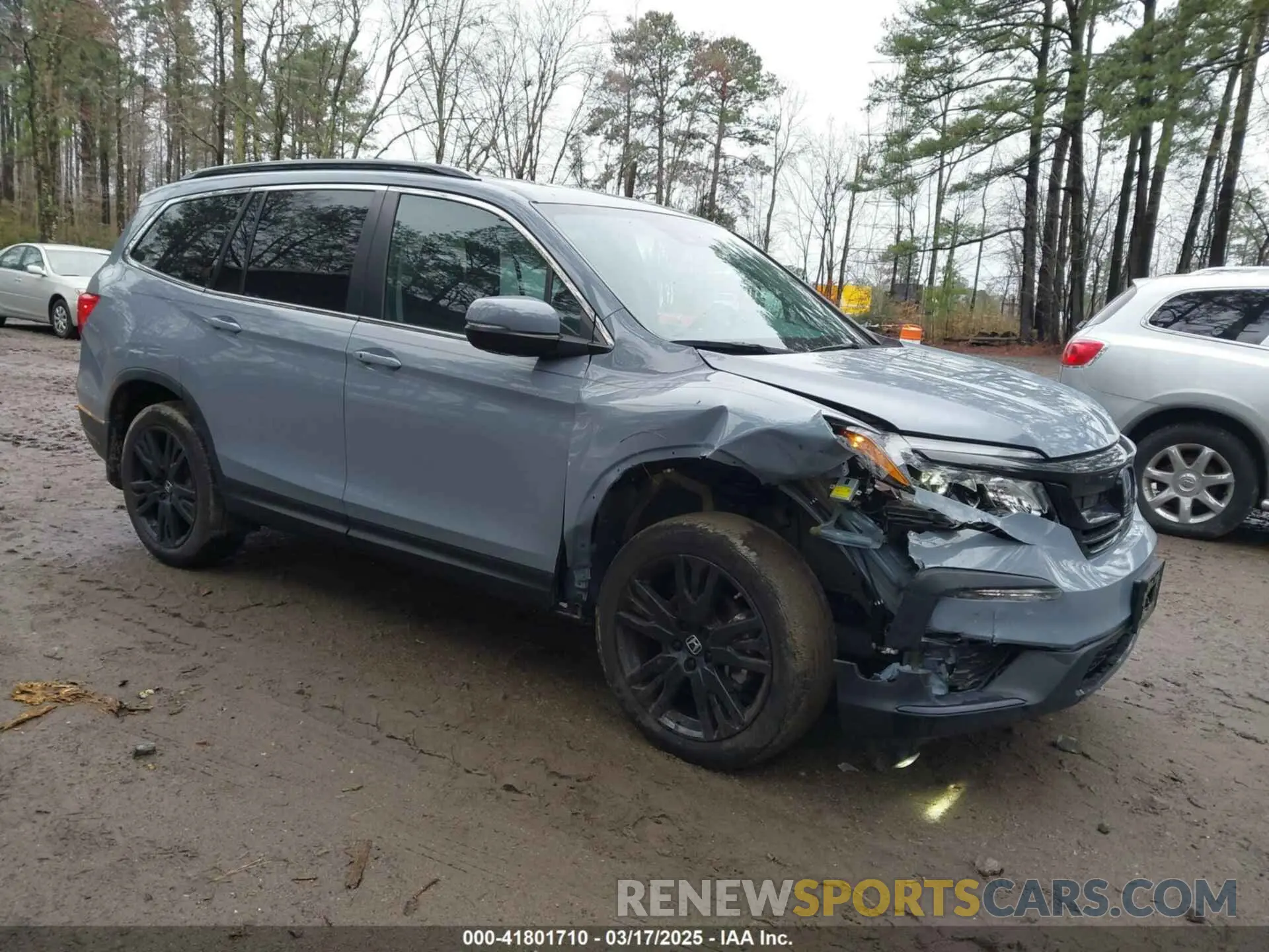 1 Photograph of a damaged car 5FNYF5H20NB026028 HONDA PILOT 2022