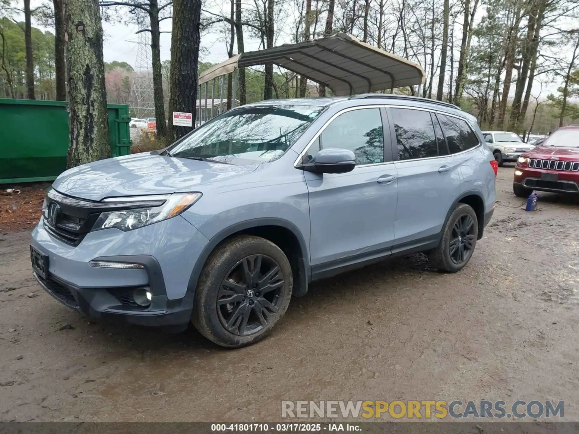 2 Photograph of a damaged car 5FNYF5H20NB026028 HONDA PILOT 2022