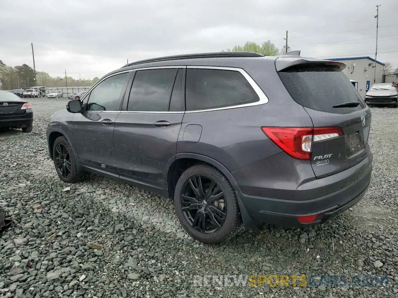 2 Photograph of a damaged car 5FNYF5H21NB023624 HONDA PILOT 2022