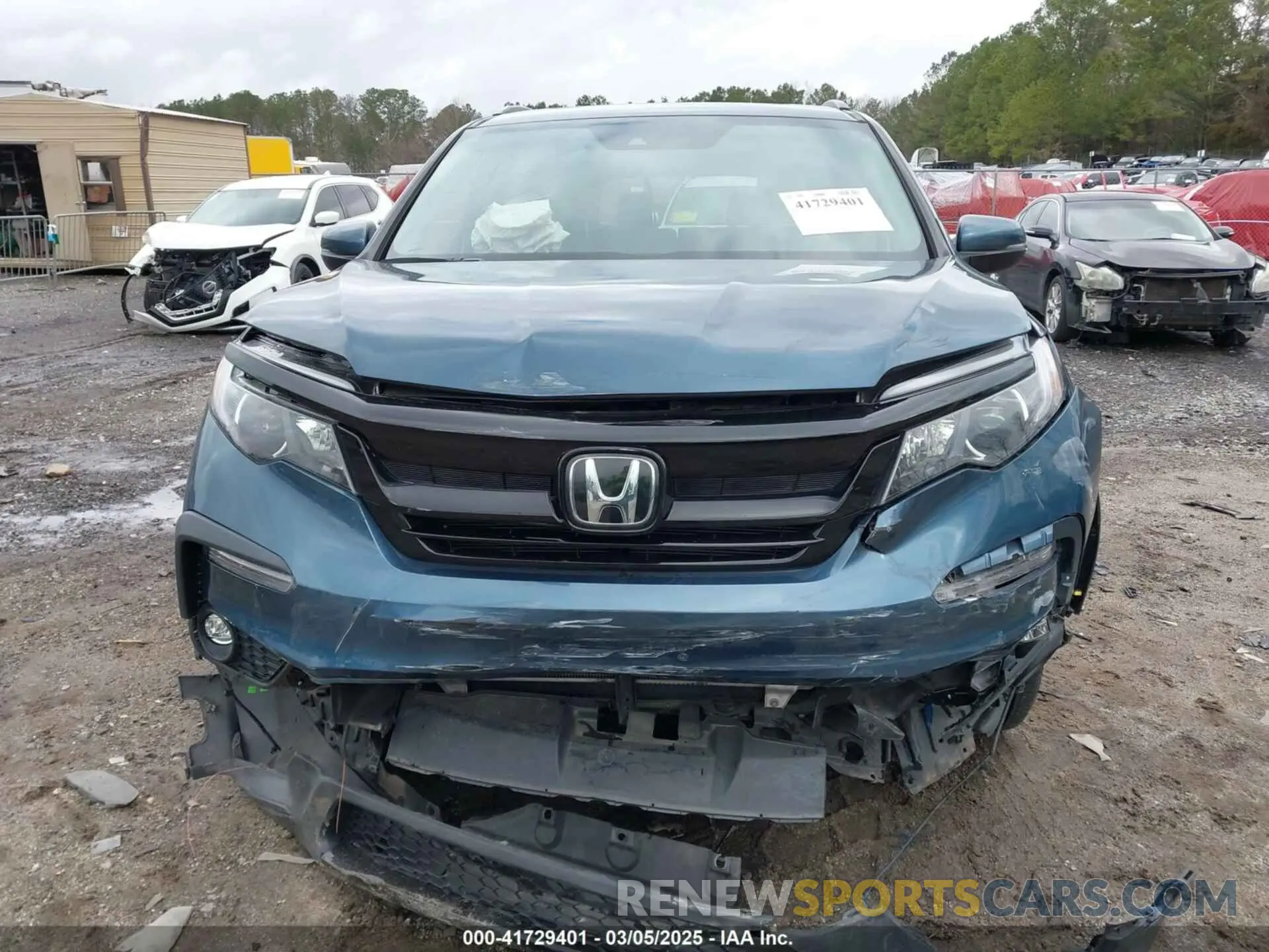 12 Photograph of a damaged car 5FNYF5H23NB001527 HONDA PILOT 2022
