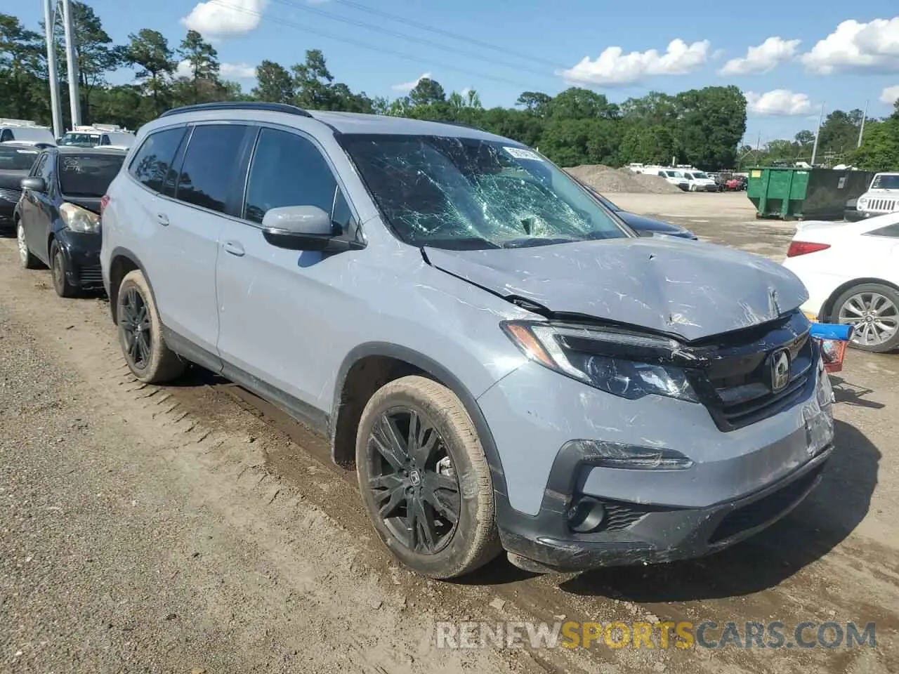 4 Photograph of a damaged car 5FNYF5H23NB024967 HONDA PILOT 2022