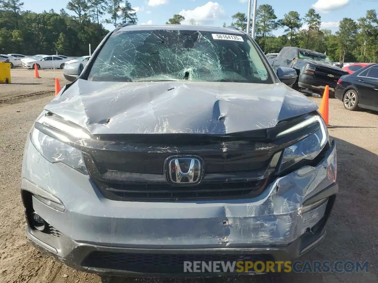 5 Photograph of a damaged car 5FNYF5H23NB024967 HONDA PILOT 2022