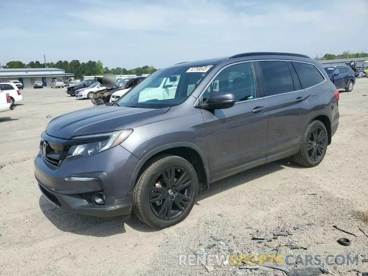 1 Photograph of a damaged car 5FNYF5H24NB026288 HONDA PILOT 2022
