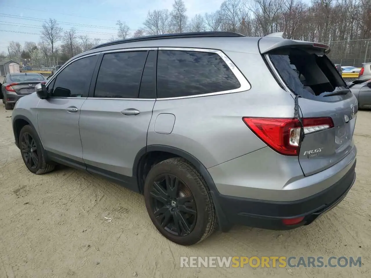 2 Photograph of a damaged car 5FNYF5H25NB026218 HONDA PILOT 2022