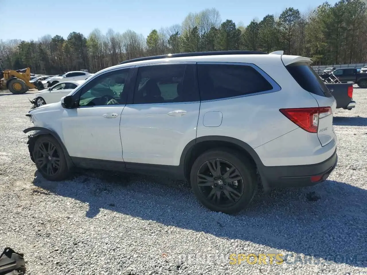 2 Photograph of a damaged car 5FNYF5H25NB029961 HONDA PILOT 2022