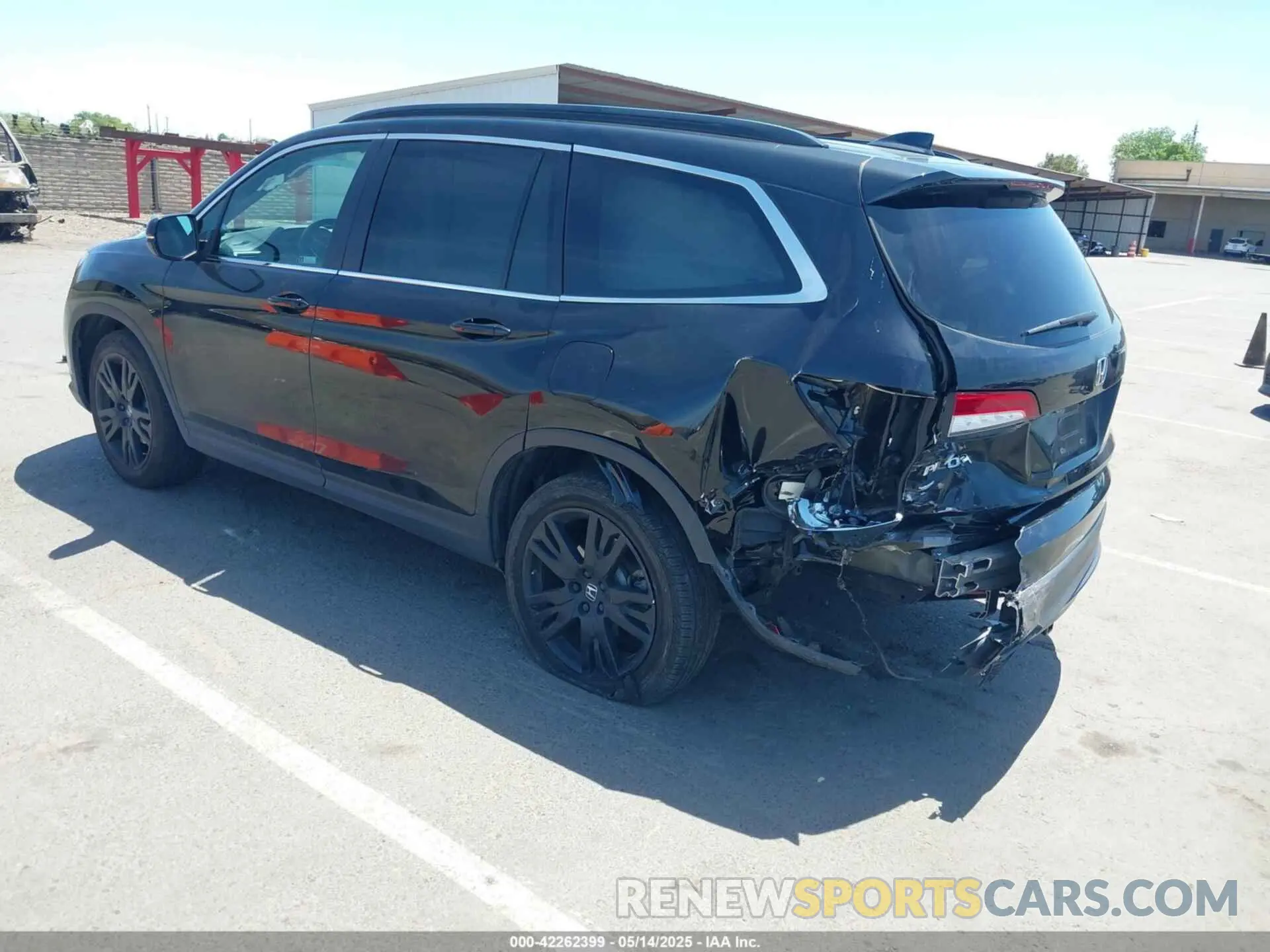 3 Photograph of a damaged car 5FNYF5H26NB011002 HONDA PILOT 2022