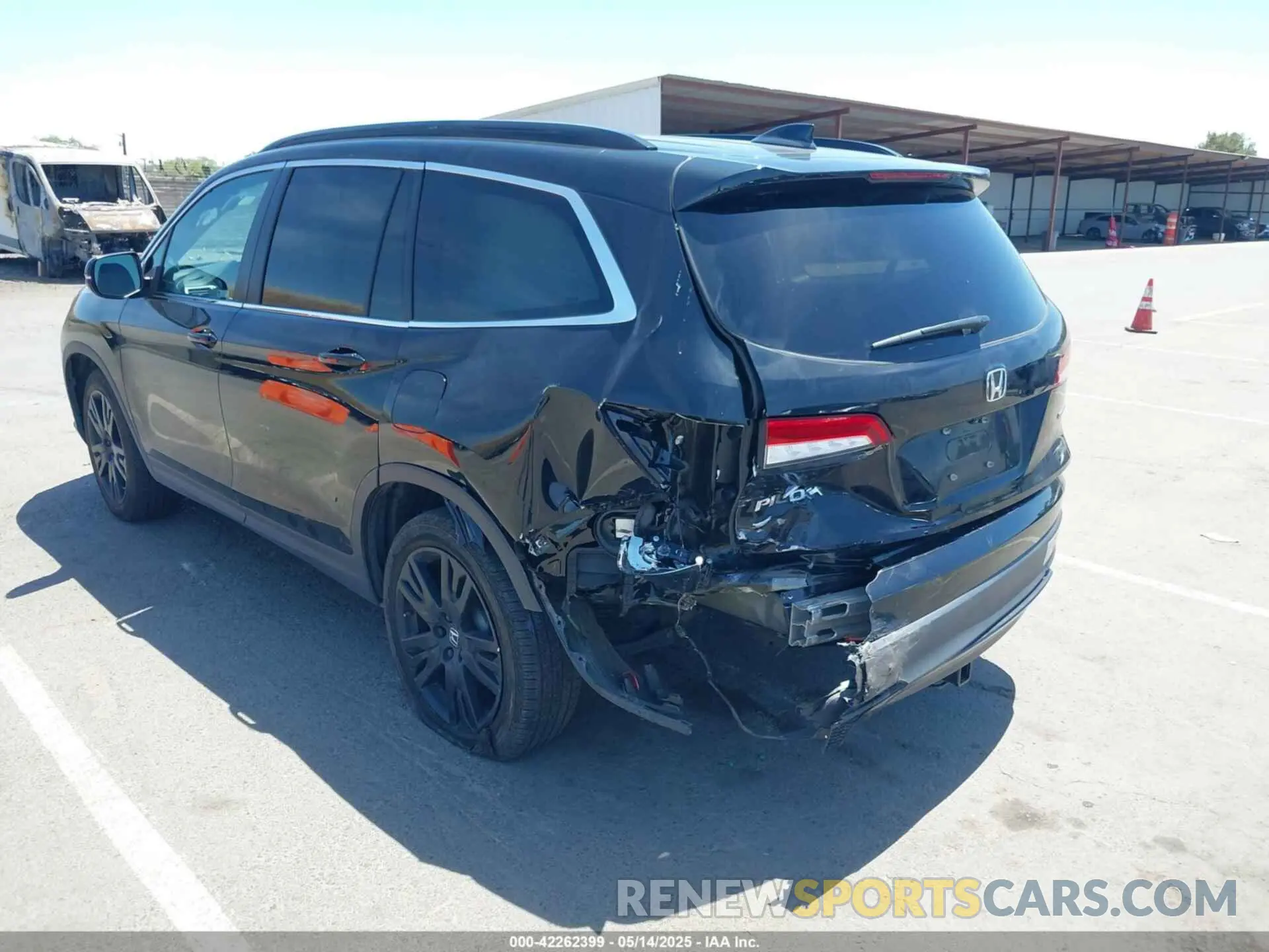 6 Photograph of a damaged car 5FNYF5H26NB011002 HONDA PILOT 2022