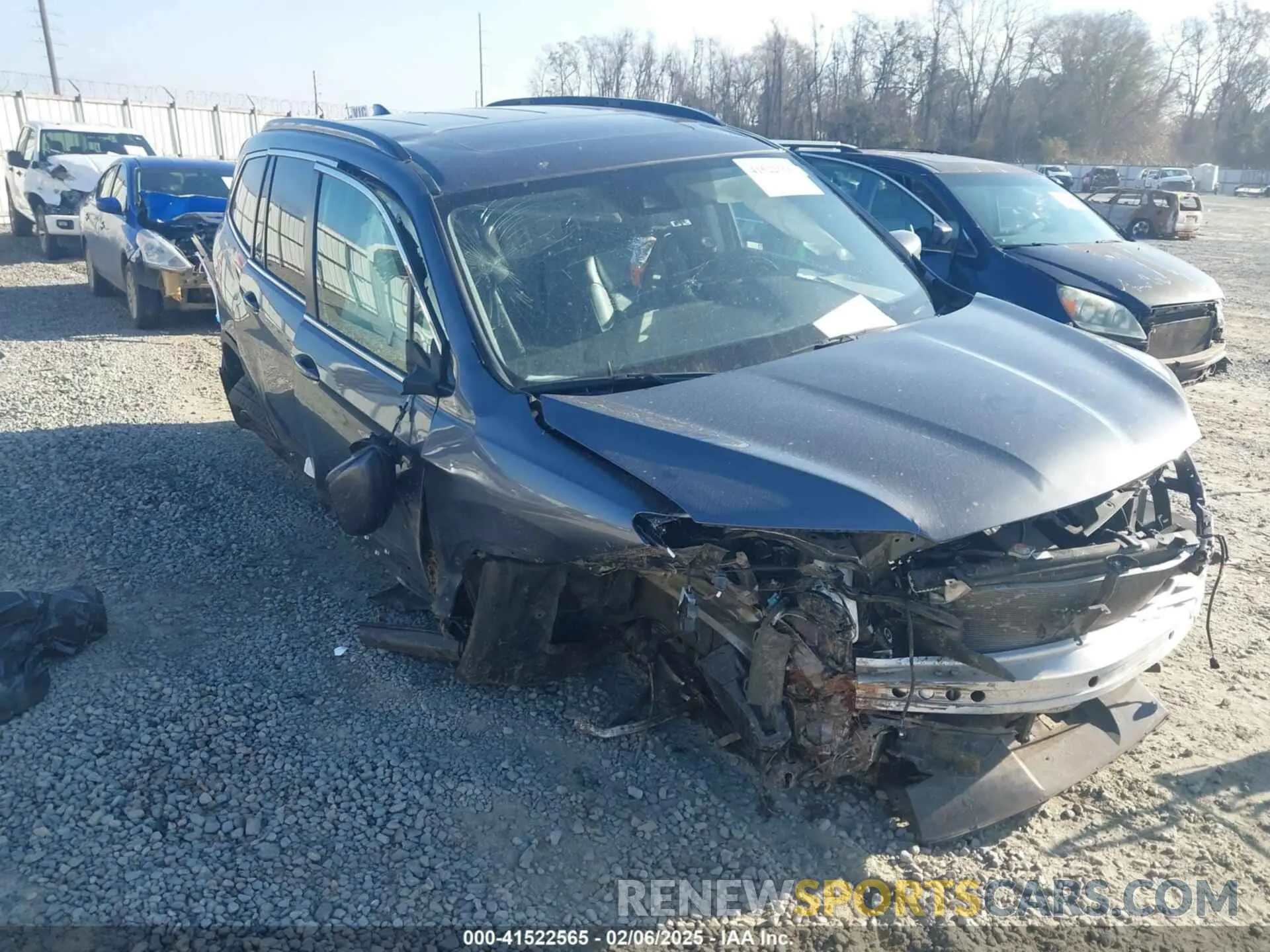 6 Photograph of a damaged car 5FNYF5H27NB032330 HONDA PILOT 2022
