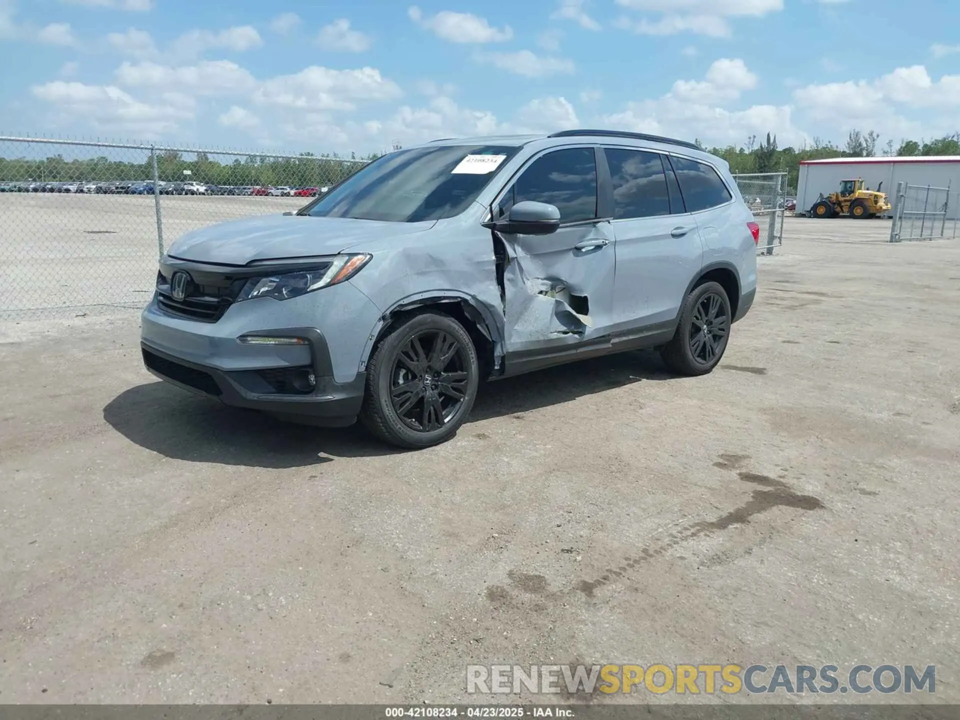 2 Photograph of a damaged car 5FNYF5H29NB034421 HONDA PILOT 2022