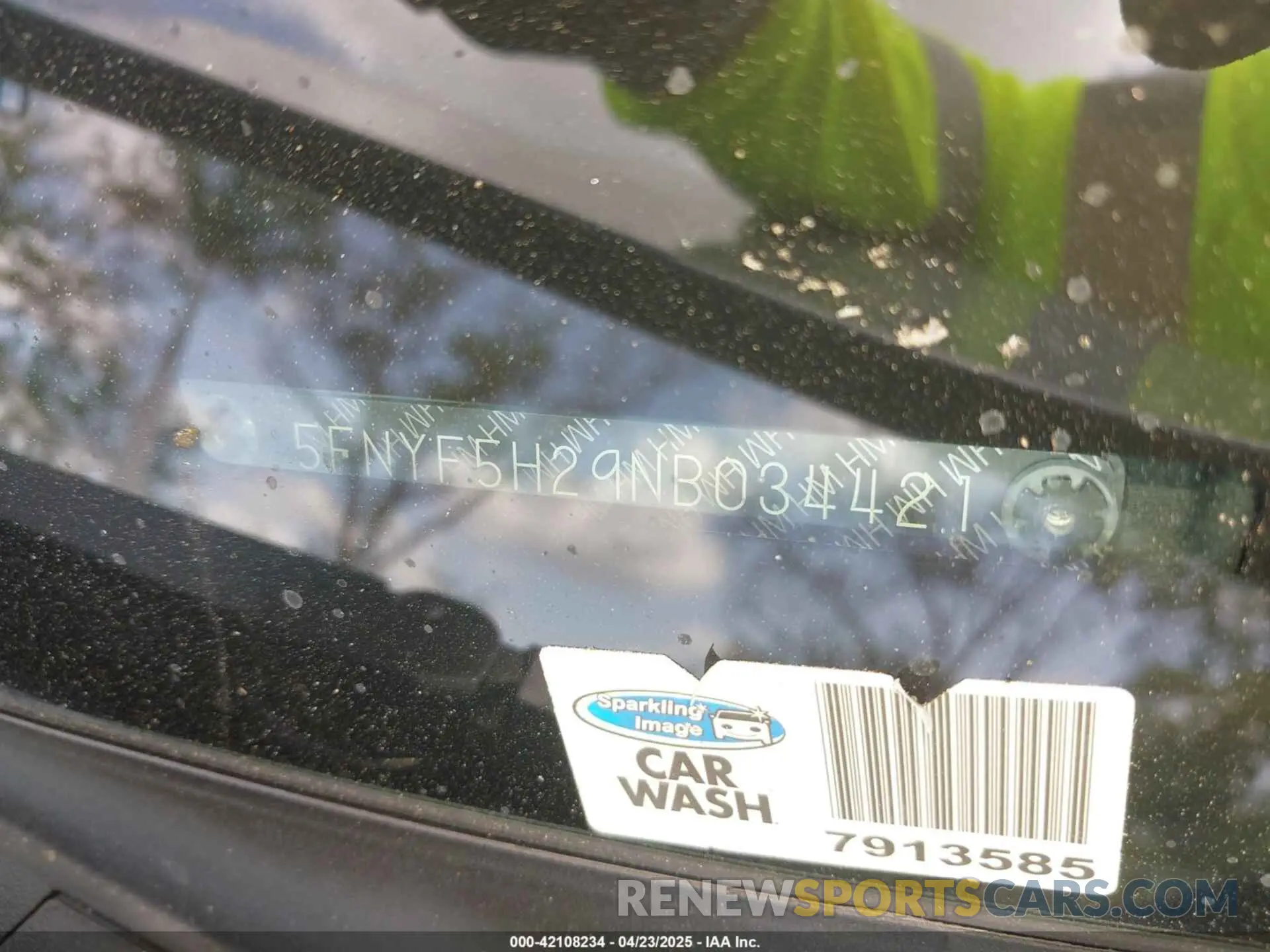 9 Photograph of a damaged car 5FNYF5H29NB034421 HONDA PILOT 2022