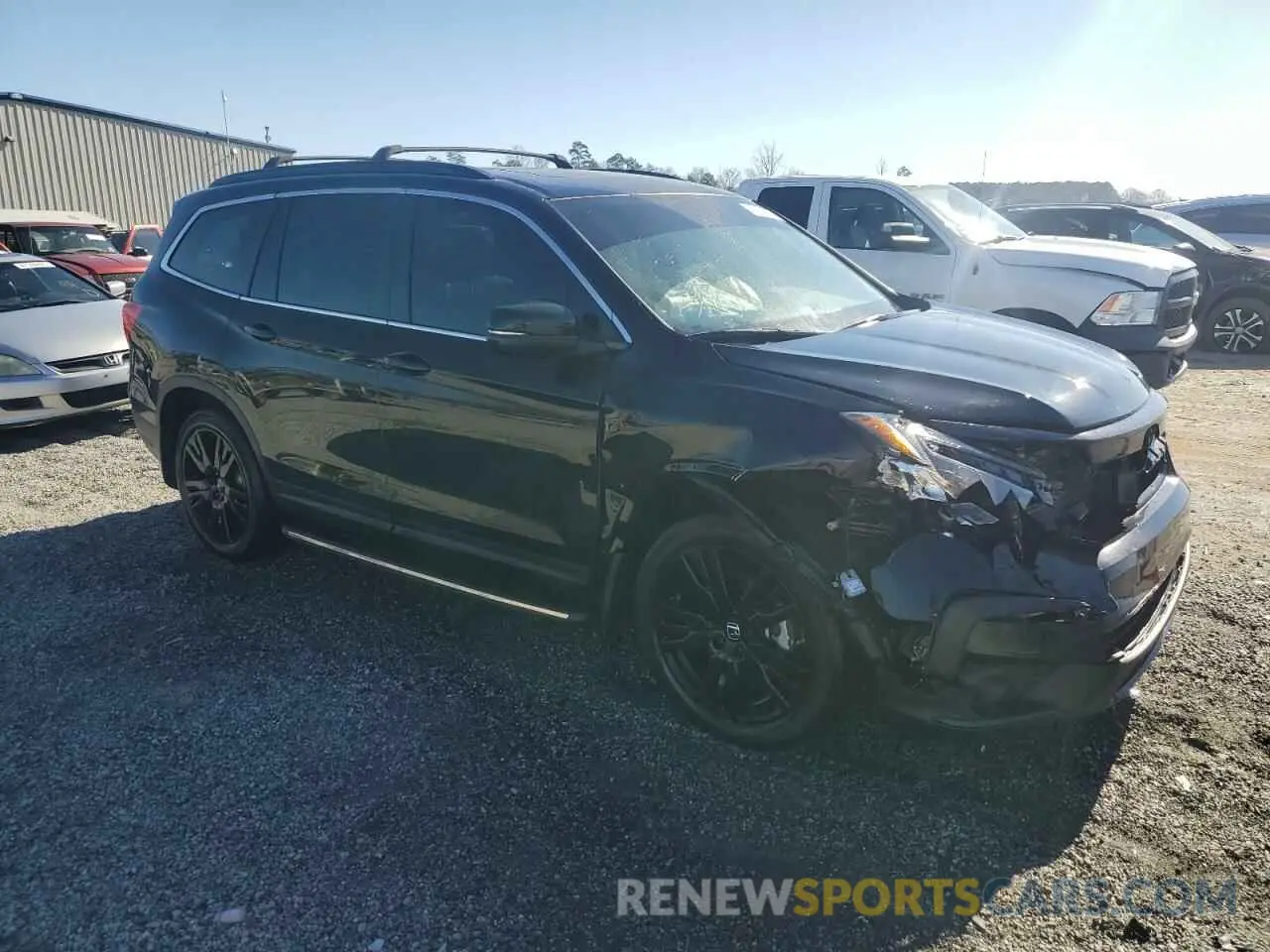 4 Photograph of a damaged car 5FNYF5H2XNB024948 HONDA PILOT 2022