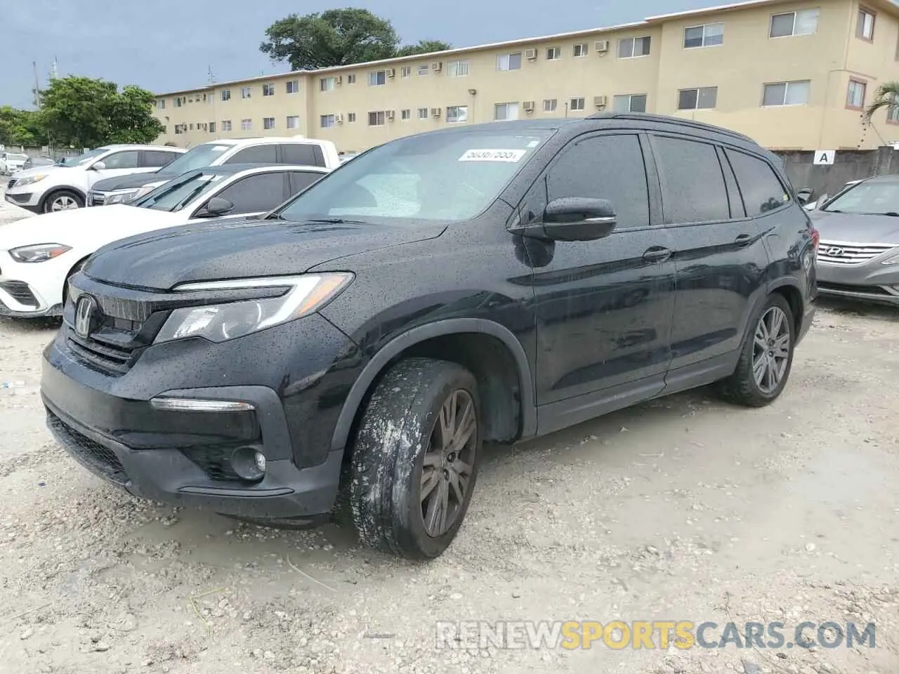 1 Photograph of a damaged car 5FNYF5H31NB032266 HONDA PILOT 2022