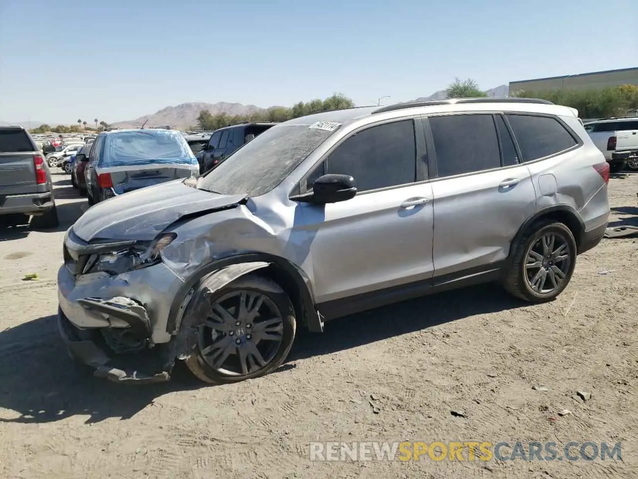 1 Photograph of a damaged car 5FNYF5H38NB028277 HONDA PILOT 2022