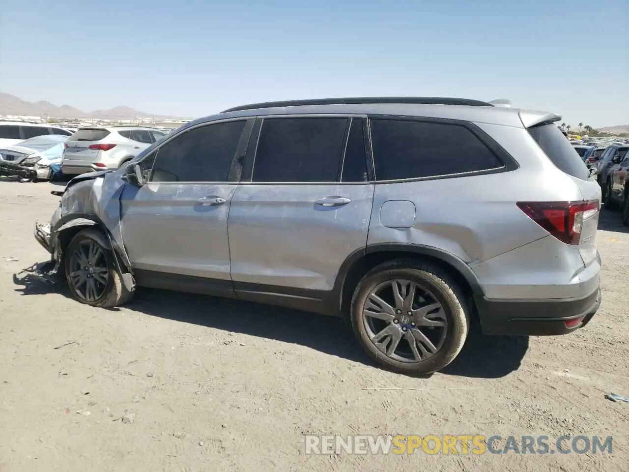 2 Photograph of a damaged car 5FNYF5H38NB028277 HONDA PILOT 2022