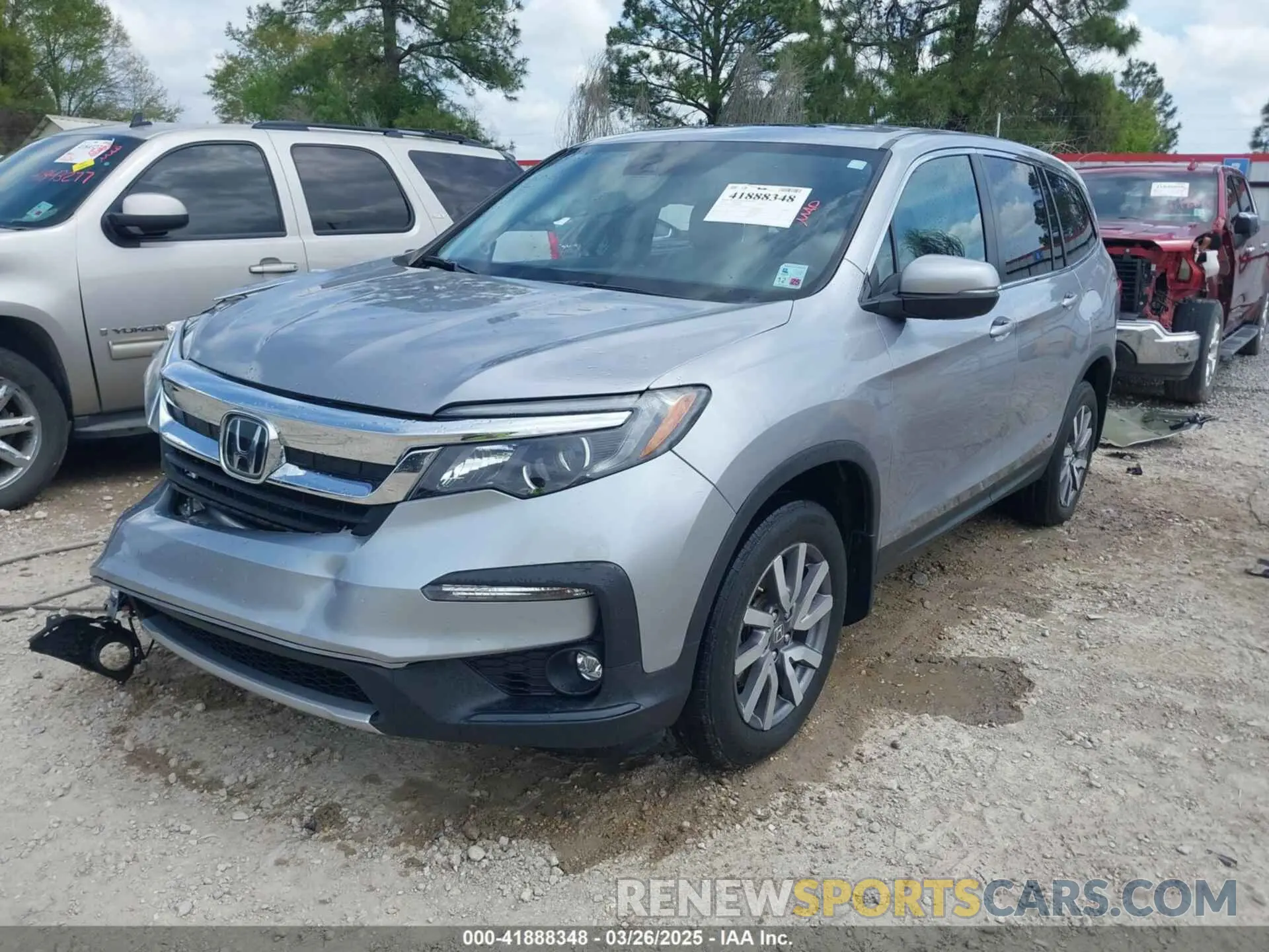 2 Photograph of a damaged car 5FNYF5H51NB006493 HONDA PILOT 2022
