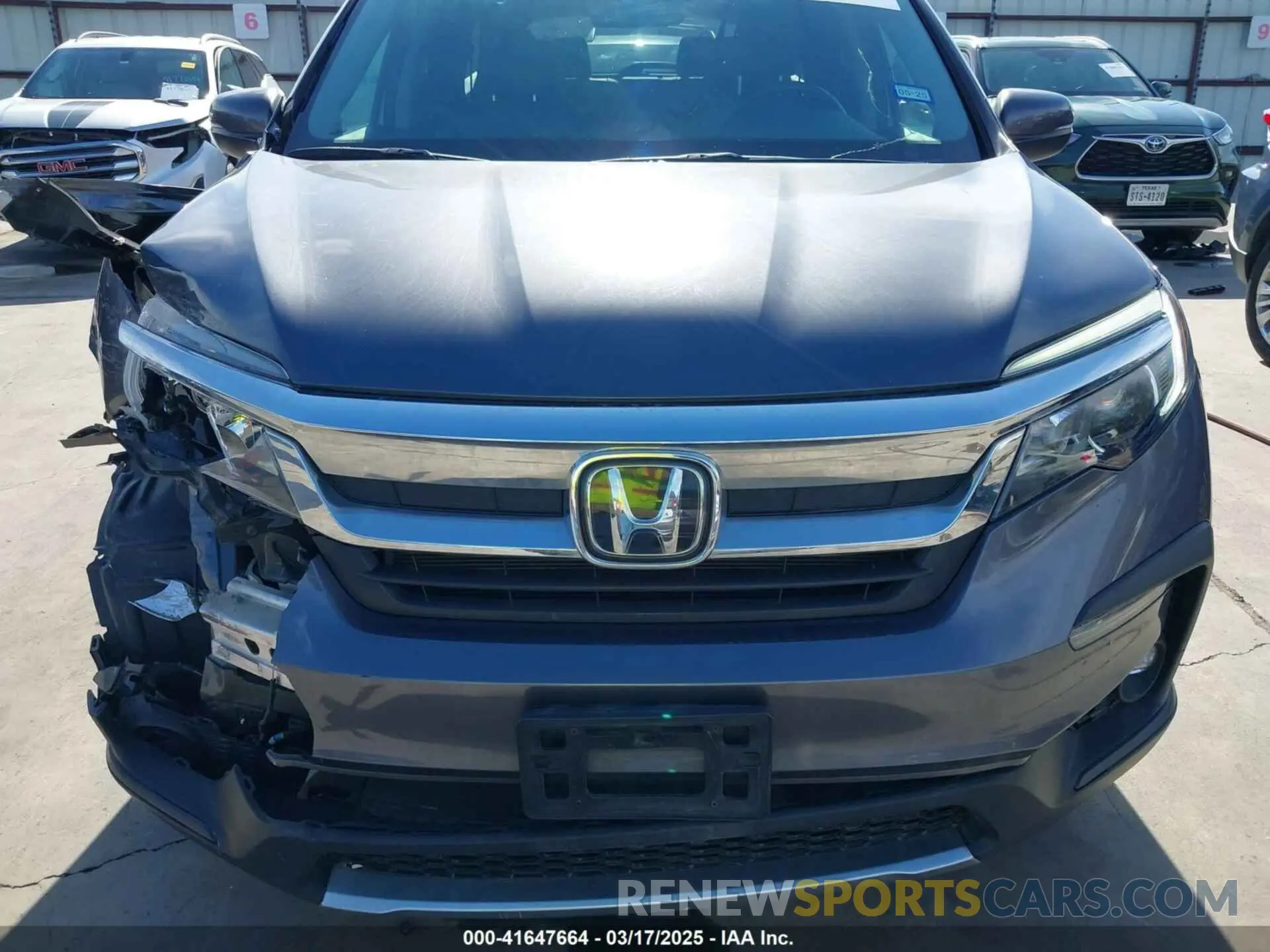 6 Photograph of a damaged car 5FNYF5H54NB036328 HONDA PILOT 2022