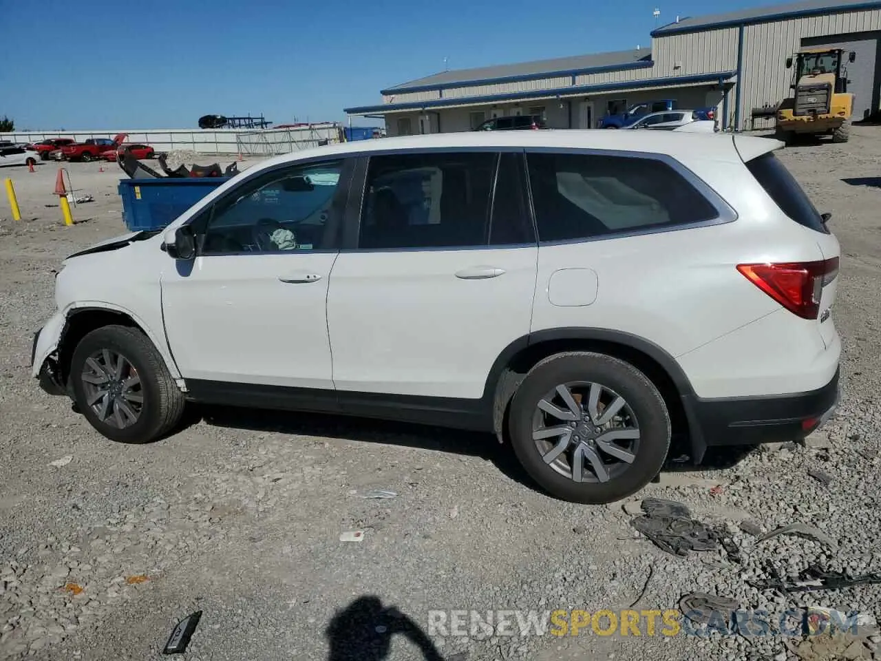 2 Photograph of a damaged car 5FNYF5H57NB008555 HONDA PILOT 2022