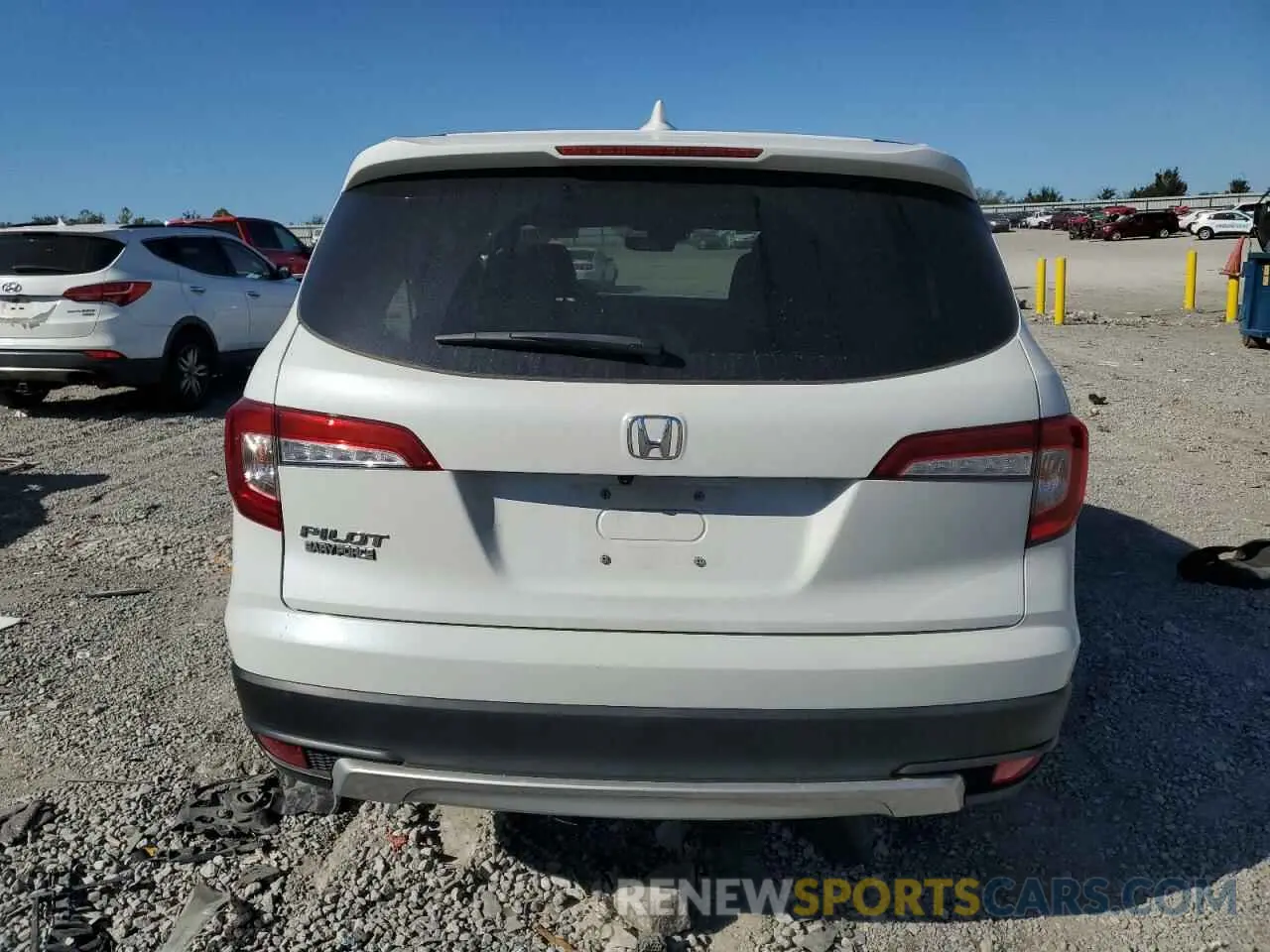 6 Photograph of a damaged car 5FNYF5H57NB008555 HONDA PILOT 2022