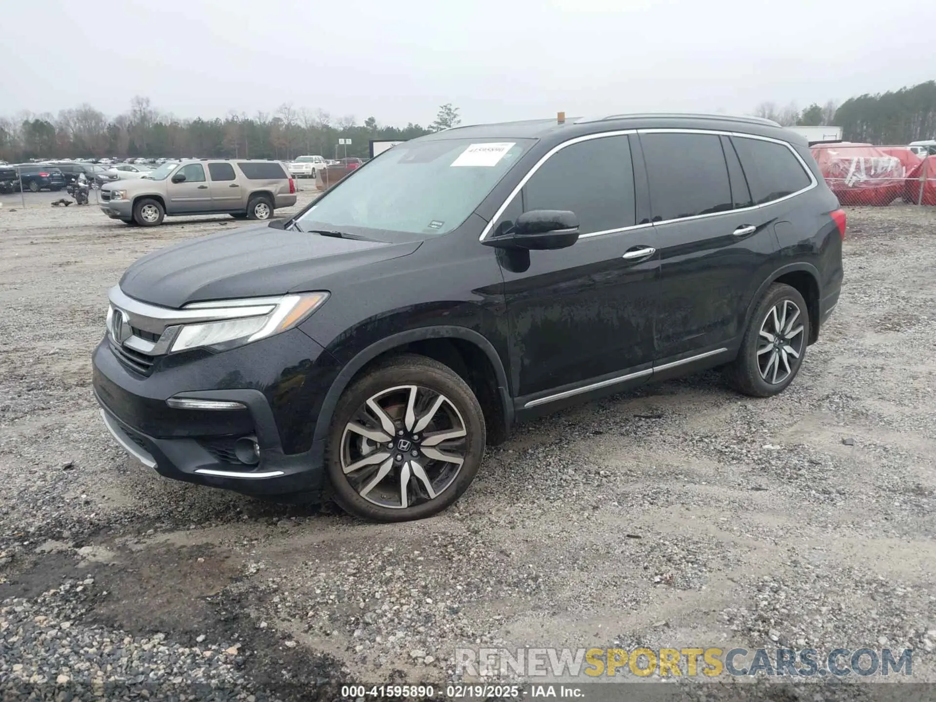 2 Photograph of a damaged car 5FNYF5H61NB013372 HONDA PILOT 2022