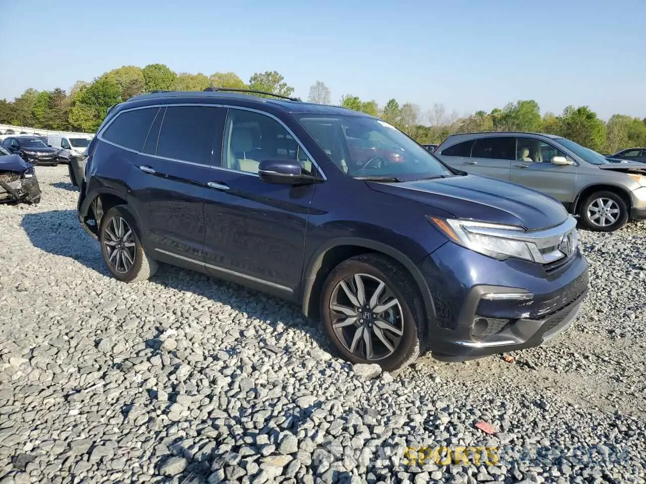 4 Photograph of a damaged car 5FNYF5H64NB017528 HONDA PILOT 2022