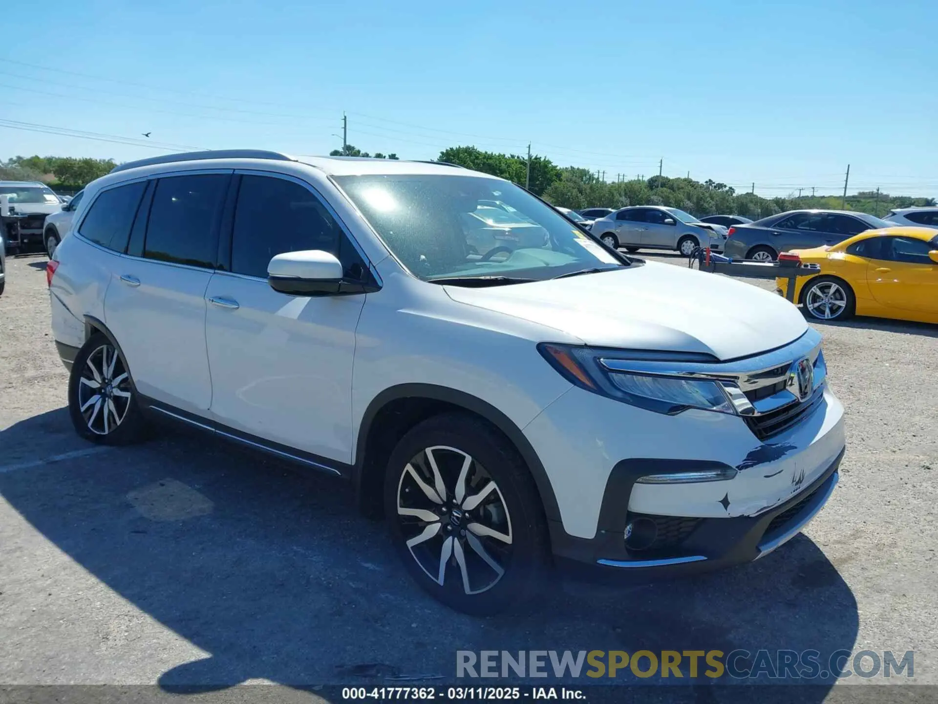 1 Photograph of a damaged car 5FNYF5H66NB034248 HONDA PILOT 2022