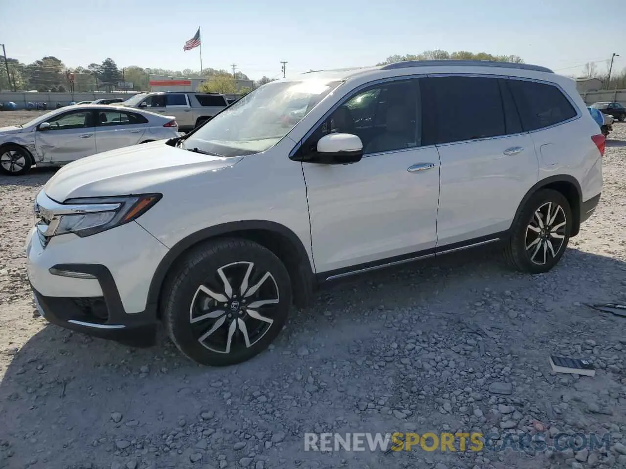 1 Photograph of a damaged car 5FNYF5H67NB012954 HONDA PILOT 2022