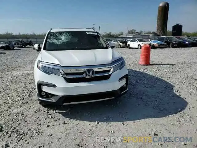 11 Photograph of a damaged car 5FNYF5H67NB012954 HONDA PILOT 2022