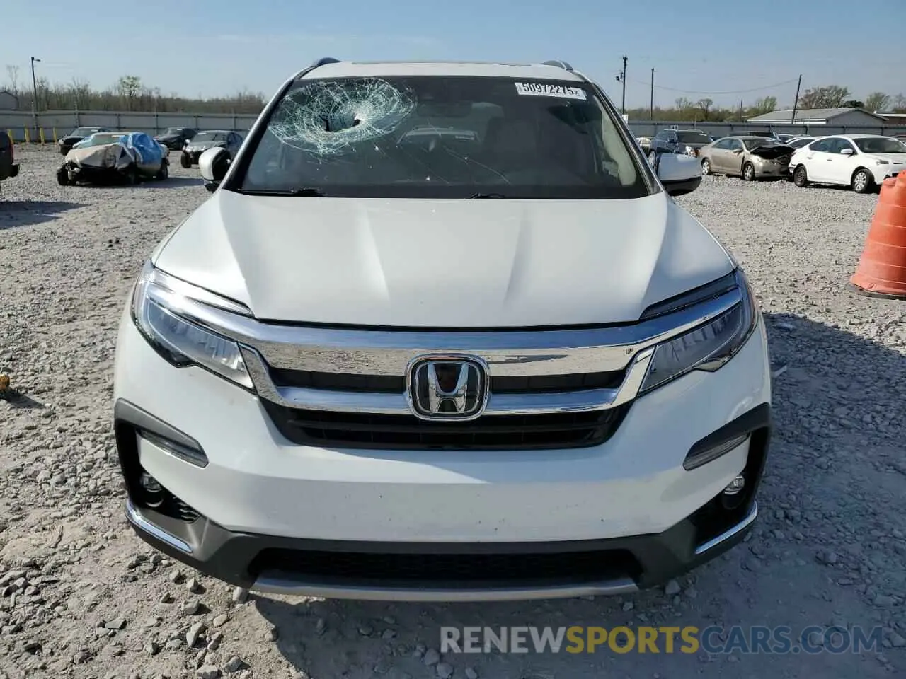 5 Photograph of a damaged car 5FNYF5H67NB012954 HONDA PILOT 2022