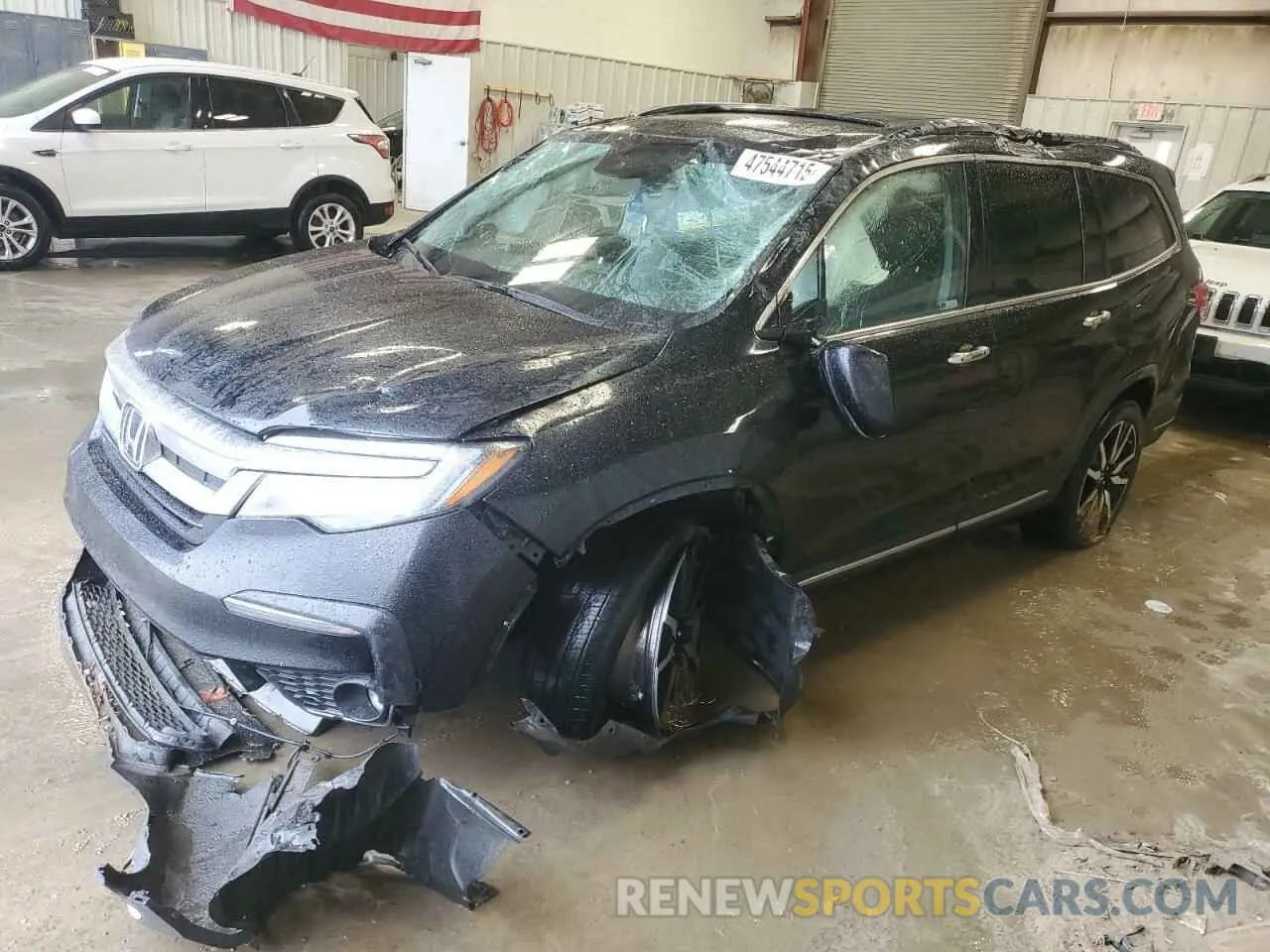 1 Photograph of a damaged car 5FNYF5H68NB029827 HONDA PILOT 2022
