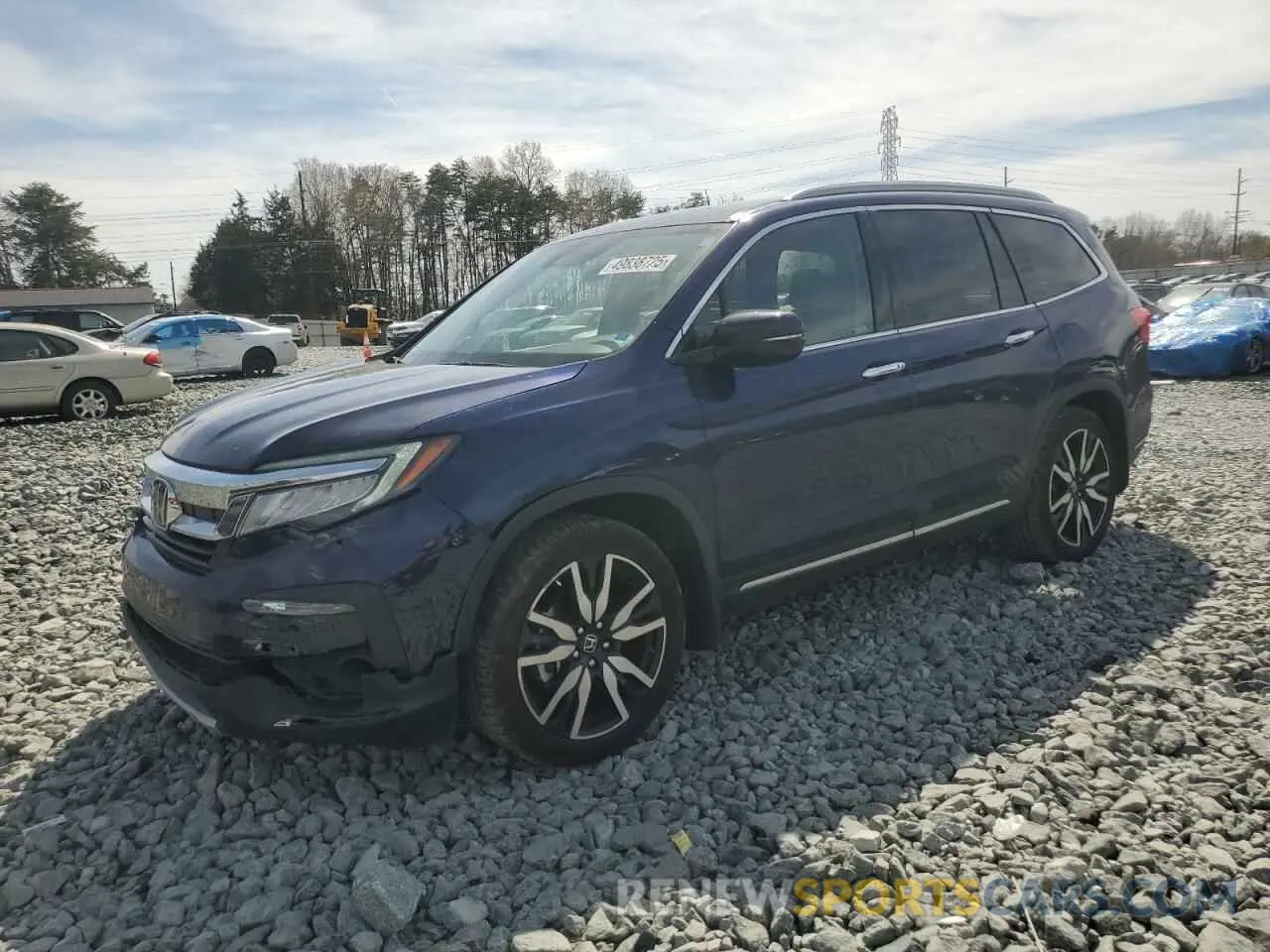 1 Photograph of a damaged car 5FNYF5H94NB001839 HONDA PILOT 2022