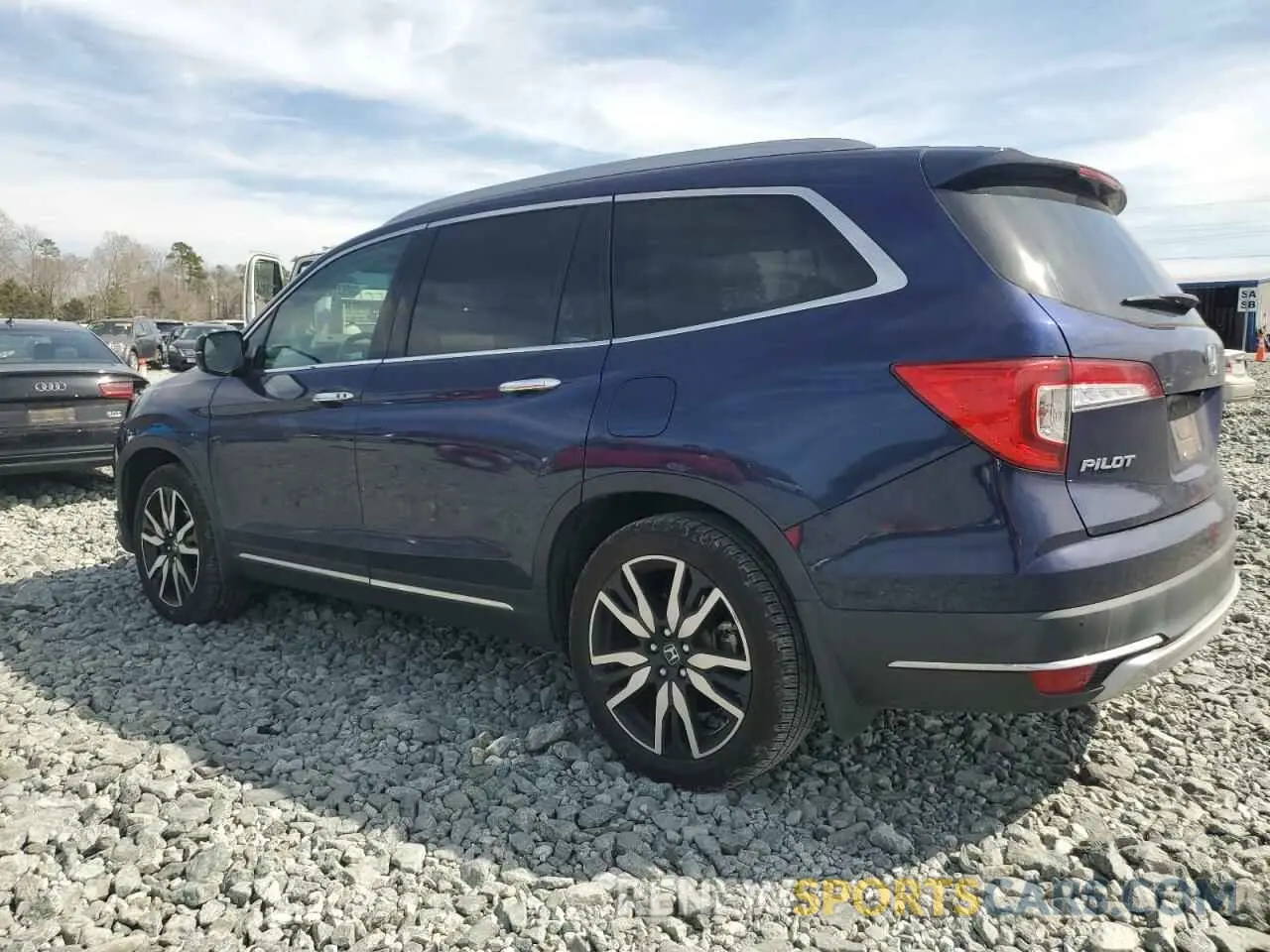 2 Photograph of a damaged car 5FNYF5H94NB001839 HONDA PILOT 2022