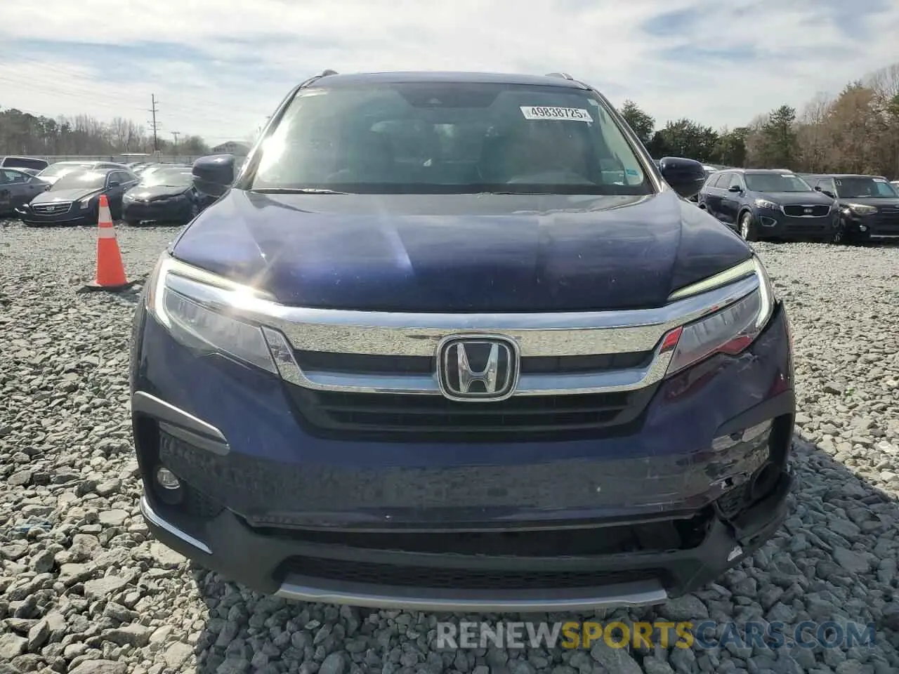 5 Photograph of a damaged car 5FNYF5H94NB001839 HONDA PILOT 2022