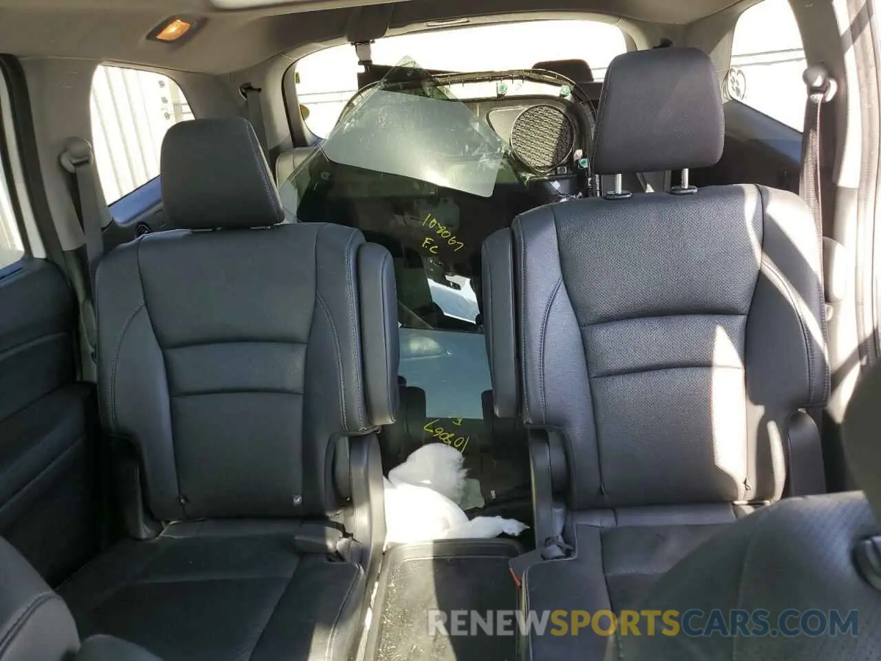 10 Photograph of a damaged car 5FNYF6H02NB054112 HONDA PILOT 2022