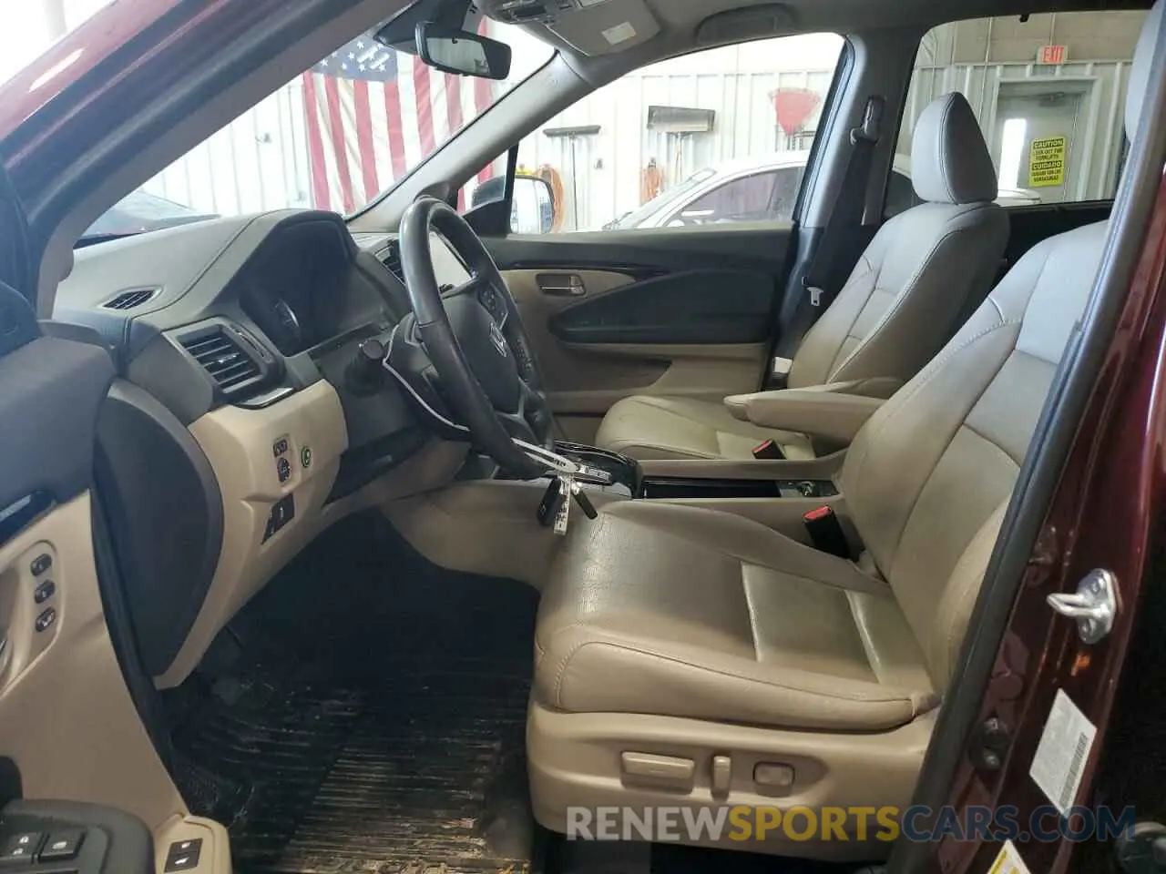7 Photograph of a damaged car 5FNYF6H03NB072313 HONDA PILOT 2022