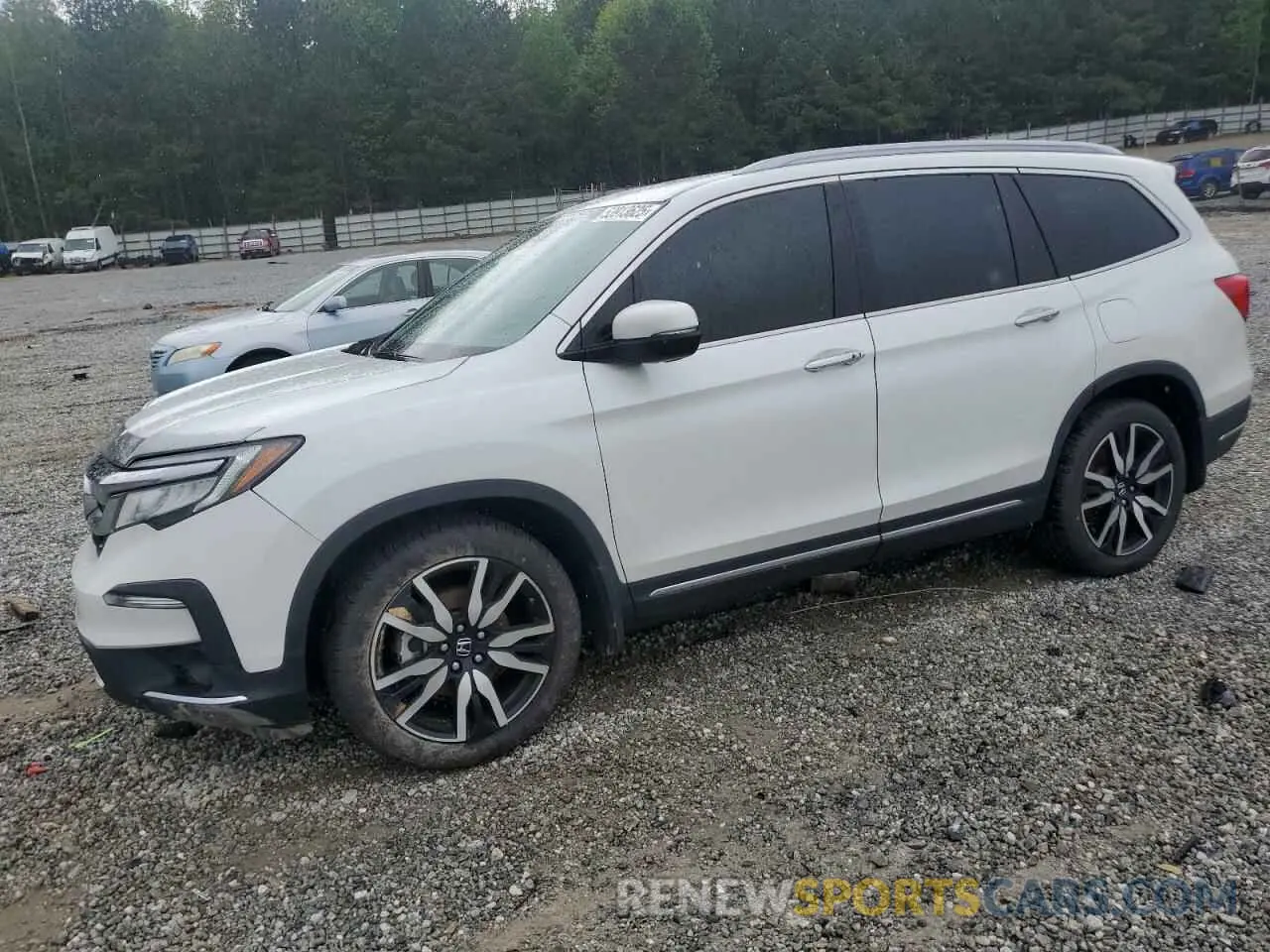 1 Photograph of a damaged car 5FNYF6H05NB011920 HONDA PILOT 2022