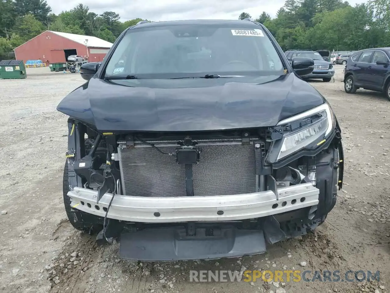 5 Photograph of a damaged car 5FNYF6H06NB001882 HONDA PILOT 2022