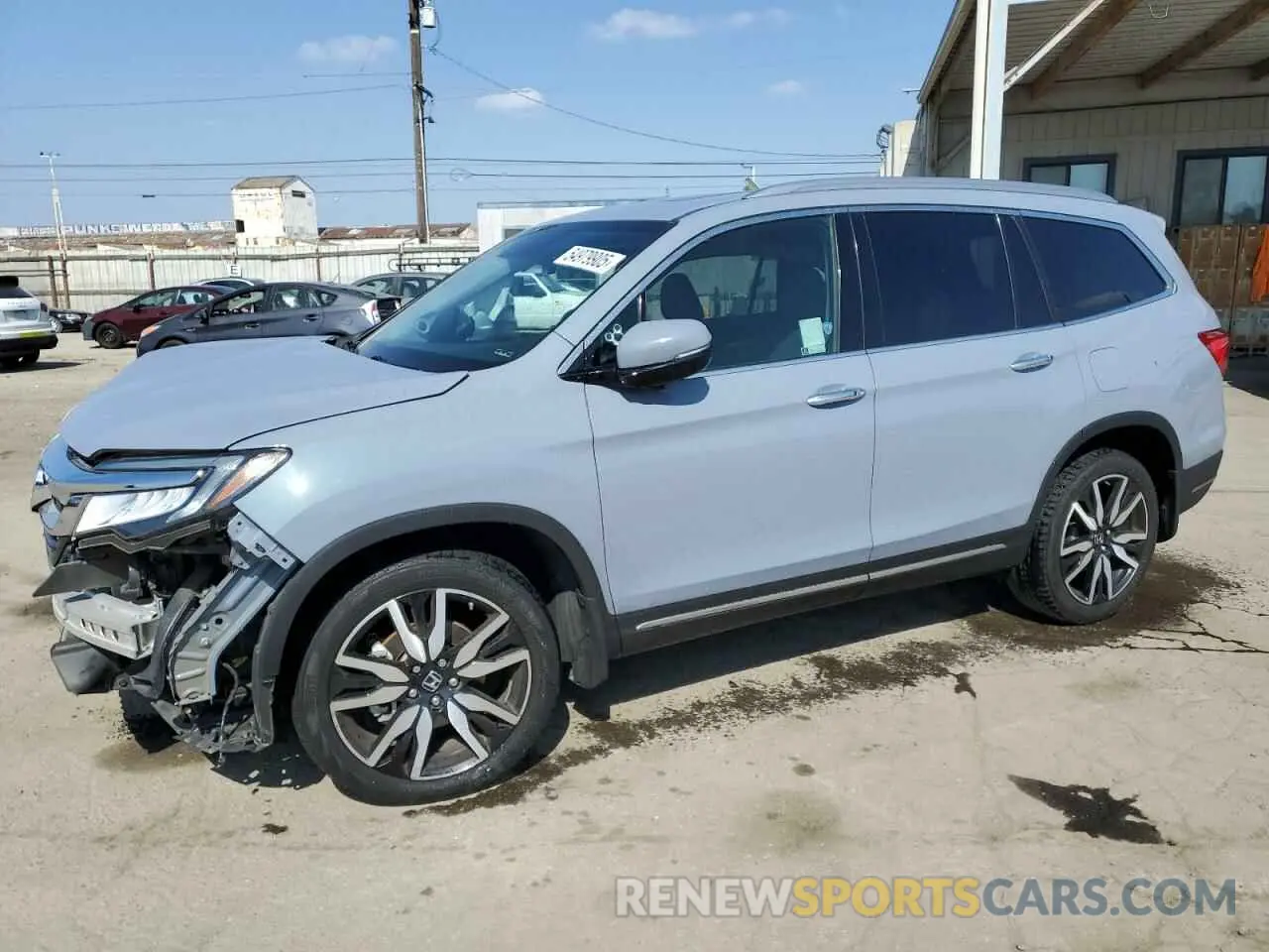 1 Photograph of a damaged car 5FNYF6H06NB039385 HONDA PILOT 2022
