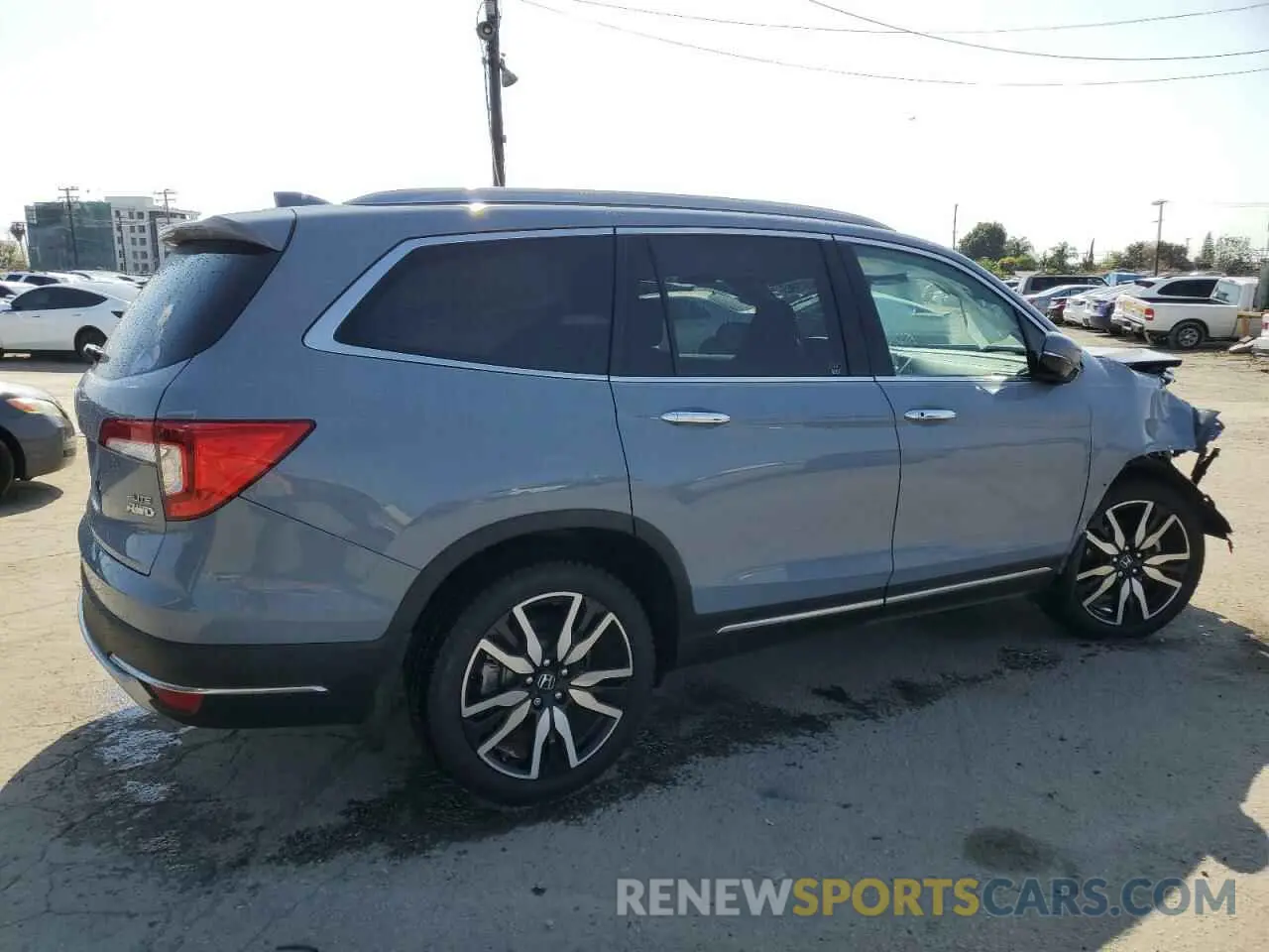 3 Photograph of a damaged car 5FNYF6H06NB039385 HONDA PILOT 2022