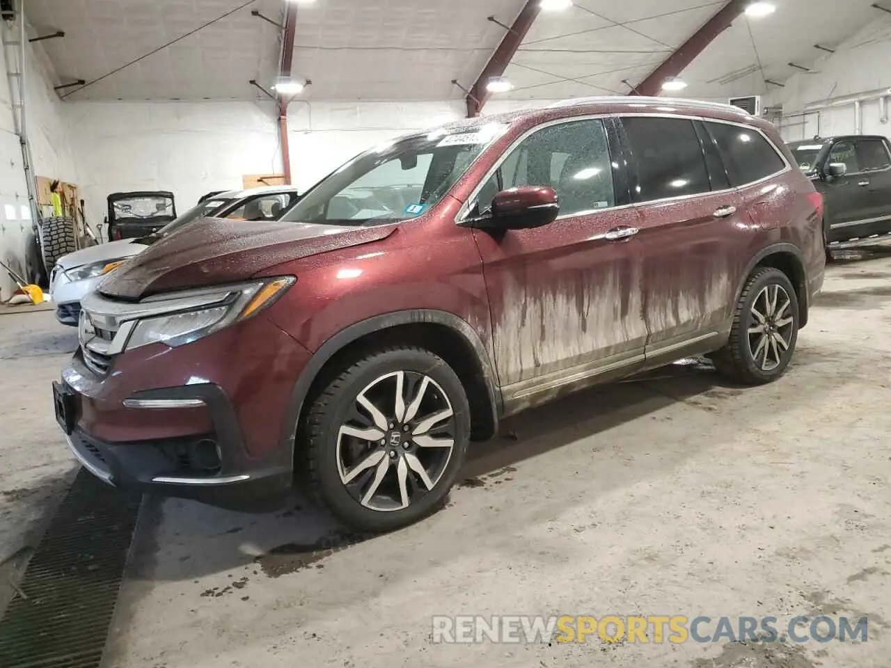 1 Photograph of a damaged car 5FNYF6H09NB072333 HONDA PILOT 2022