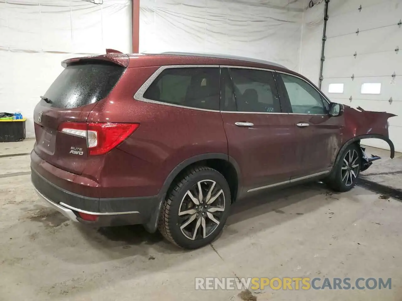 3 Photograph of a damaged car 5FNYF6H09NB072333 HONDA PILOT 2022