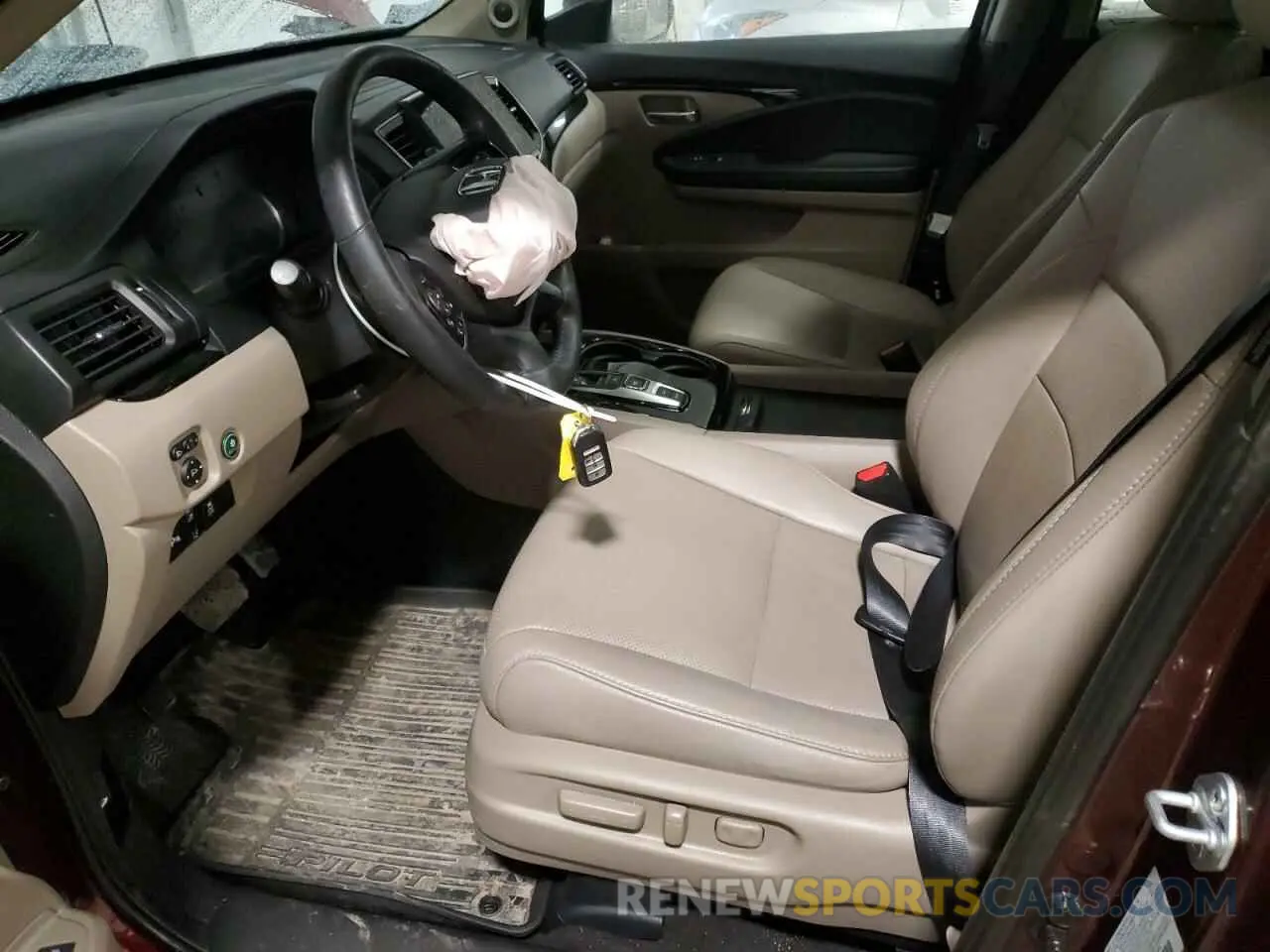 7 Photograph of a damaged car 5FNYF6H09NB072333 HONDA PILOT 2022