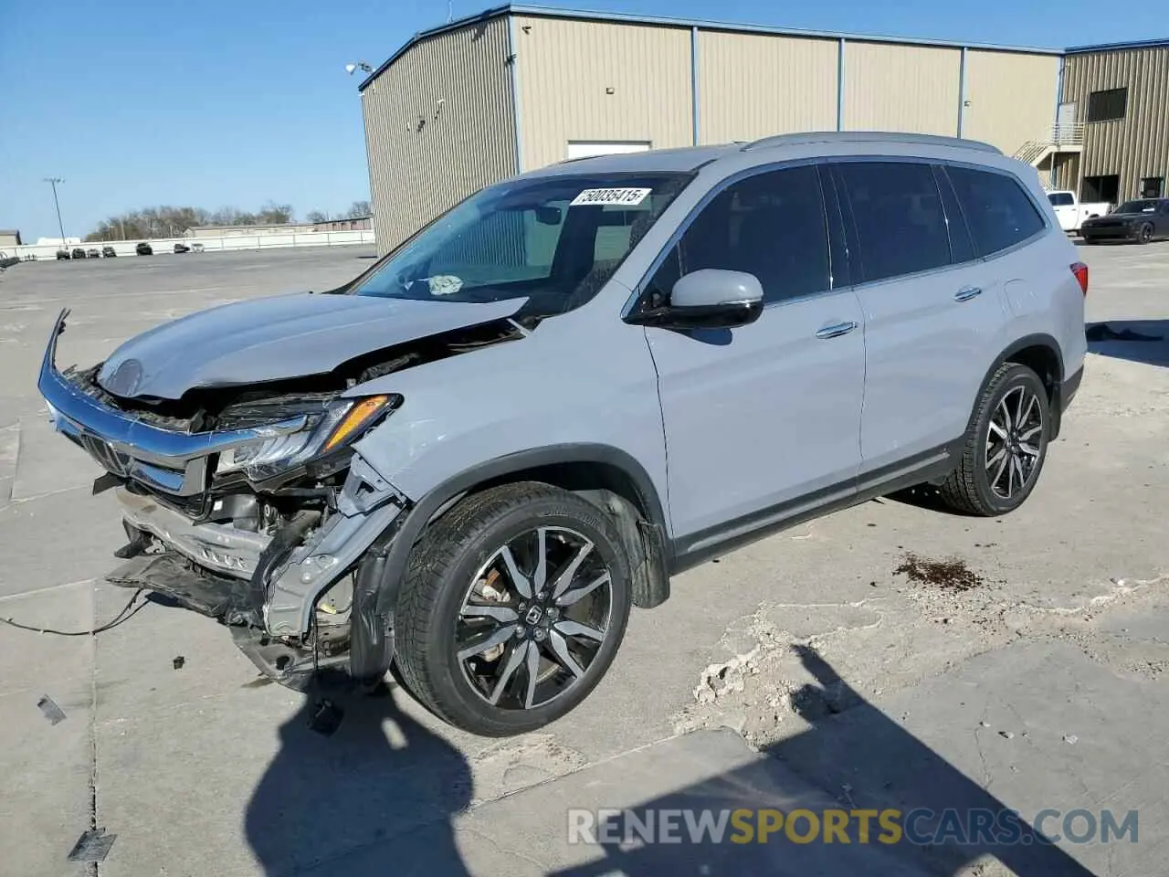 1 Photograph of a damaged car 5FNYF6H0XNB060420 HONDA PILOT 2022