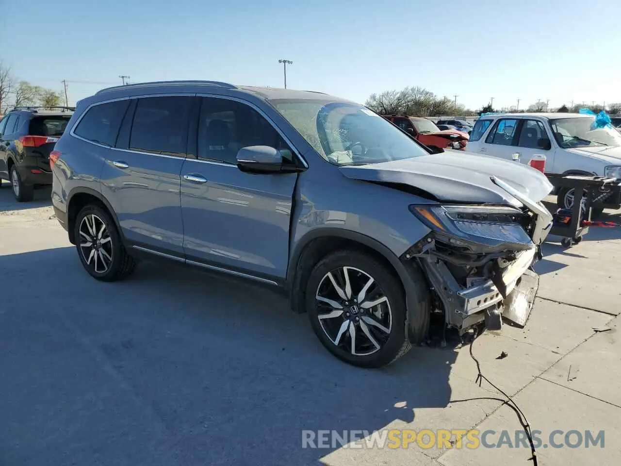 4 Photograph of a damaged car 5FNYF6H0XNB060420 HONDA PILOT 2022